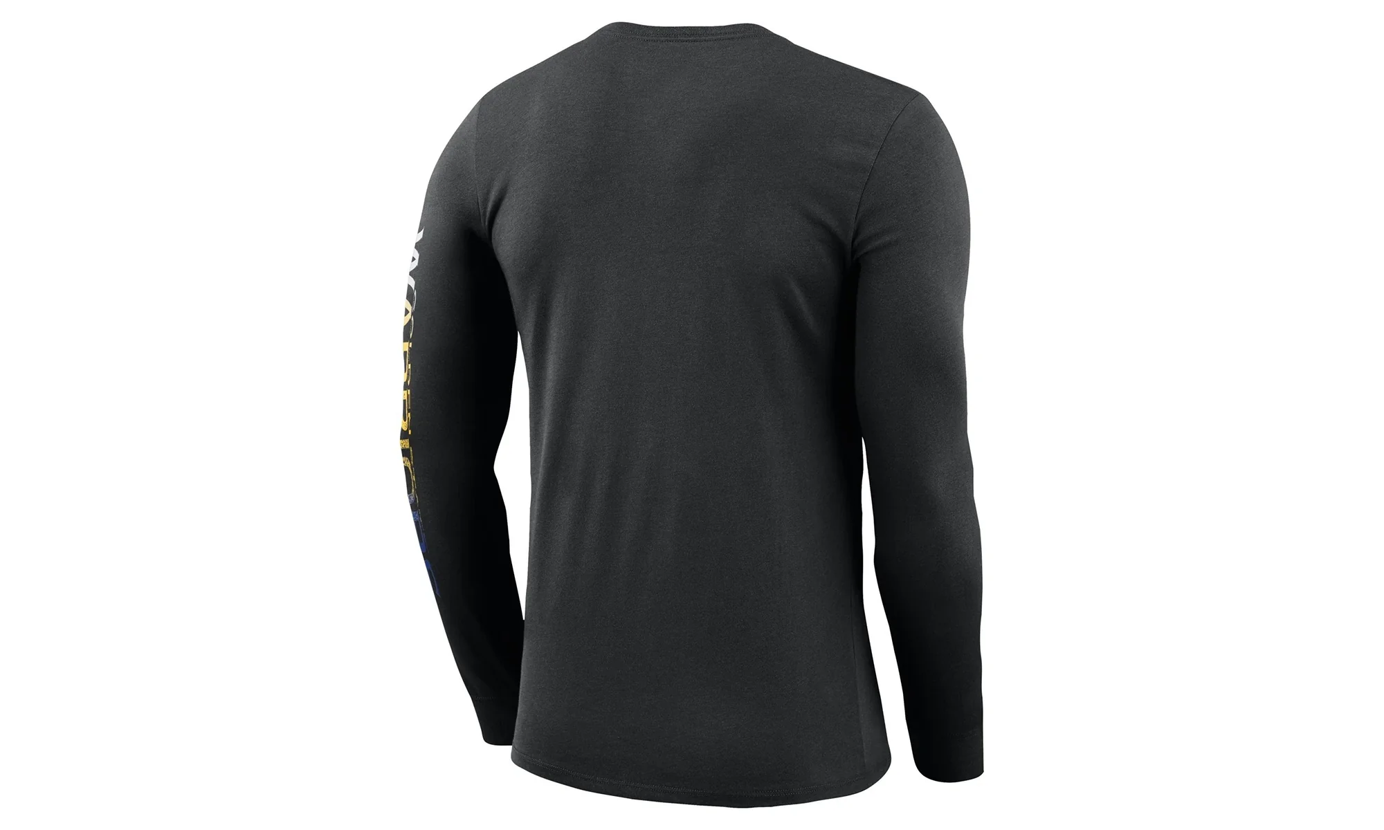 NBA GS Warriors Mezzo Print Long Sleeve T-Shirt "Black" AQ6798 010 - Image 2