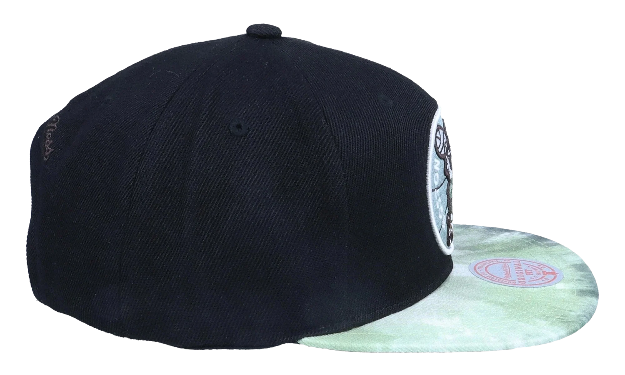 NBA Hardwood Classics Blitzed Snapback Cap "Boston Celtics - Black" 6HSSMM20062 BCEBLCK - Image 2