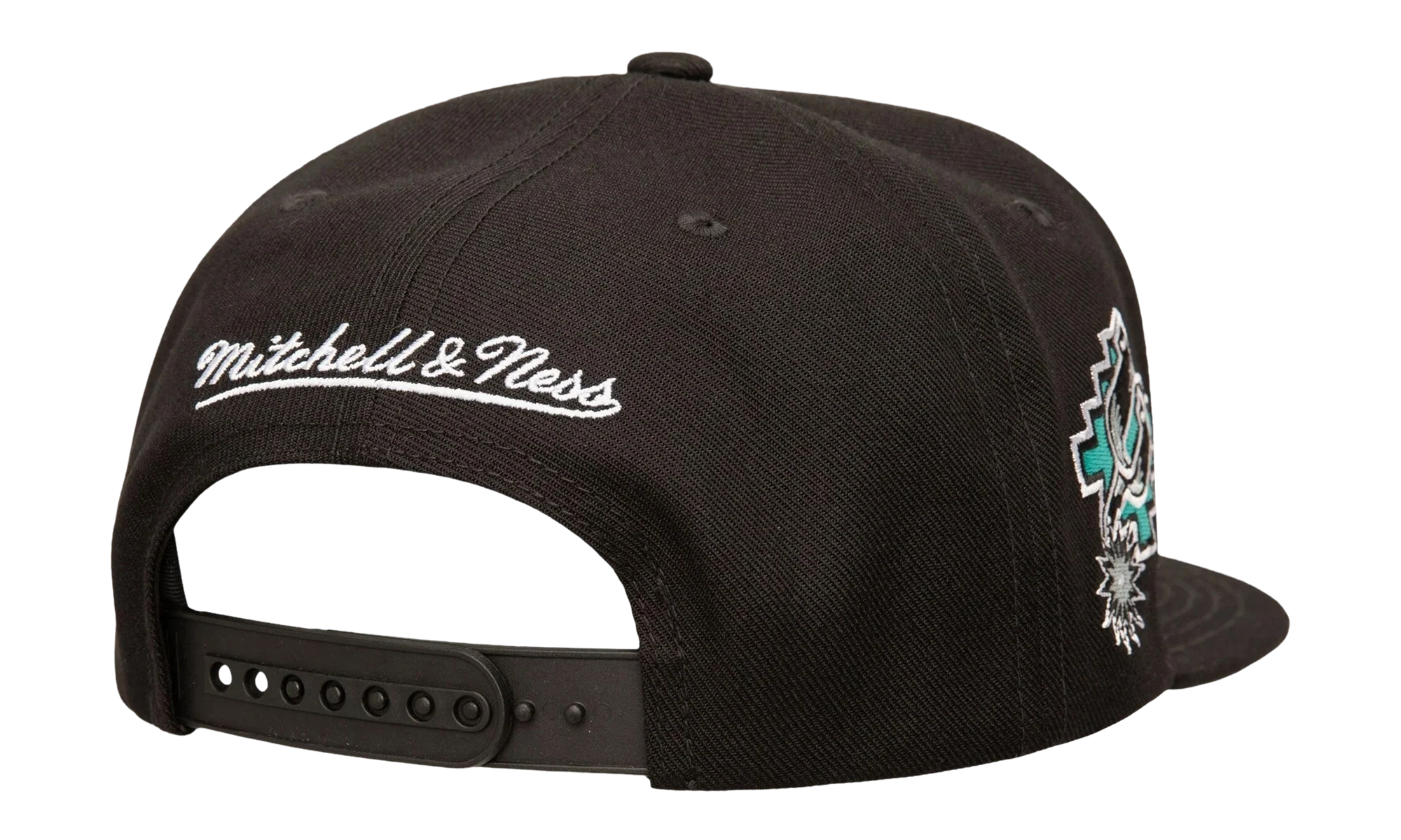 NBA Hardwood Classics Double Up Snapback Cap "San Antonio Spurs - Black" HS9644 SASBLCK - Image 2
