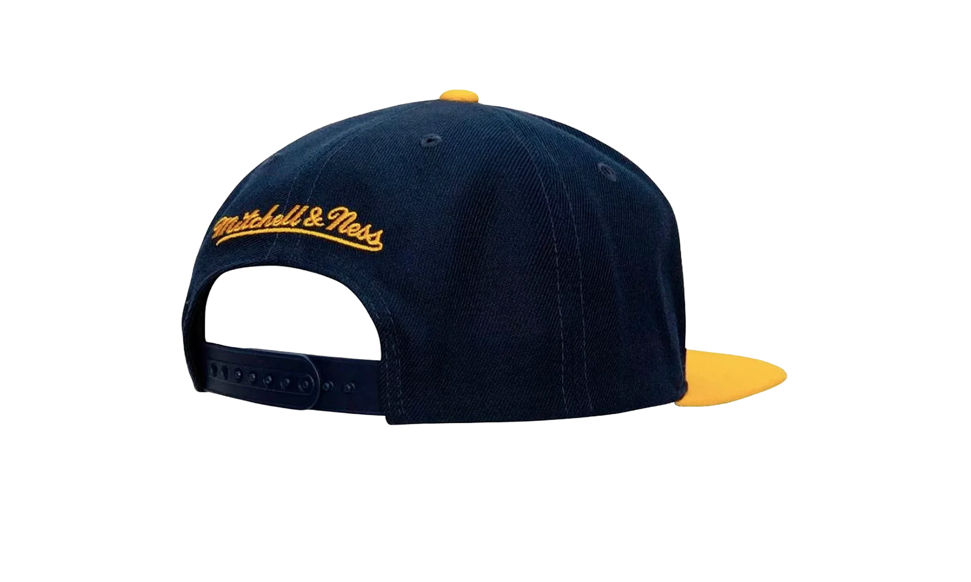 NBA Hardwood Classics Team 2 Tone 2.0 Snapback Cap "Golden State Warriors - Navy / Gold" HHSS3267 GSWYYPPPNYGD - Image 2