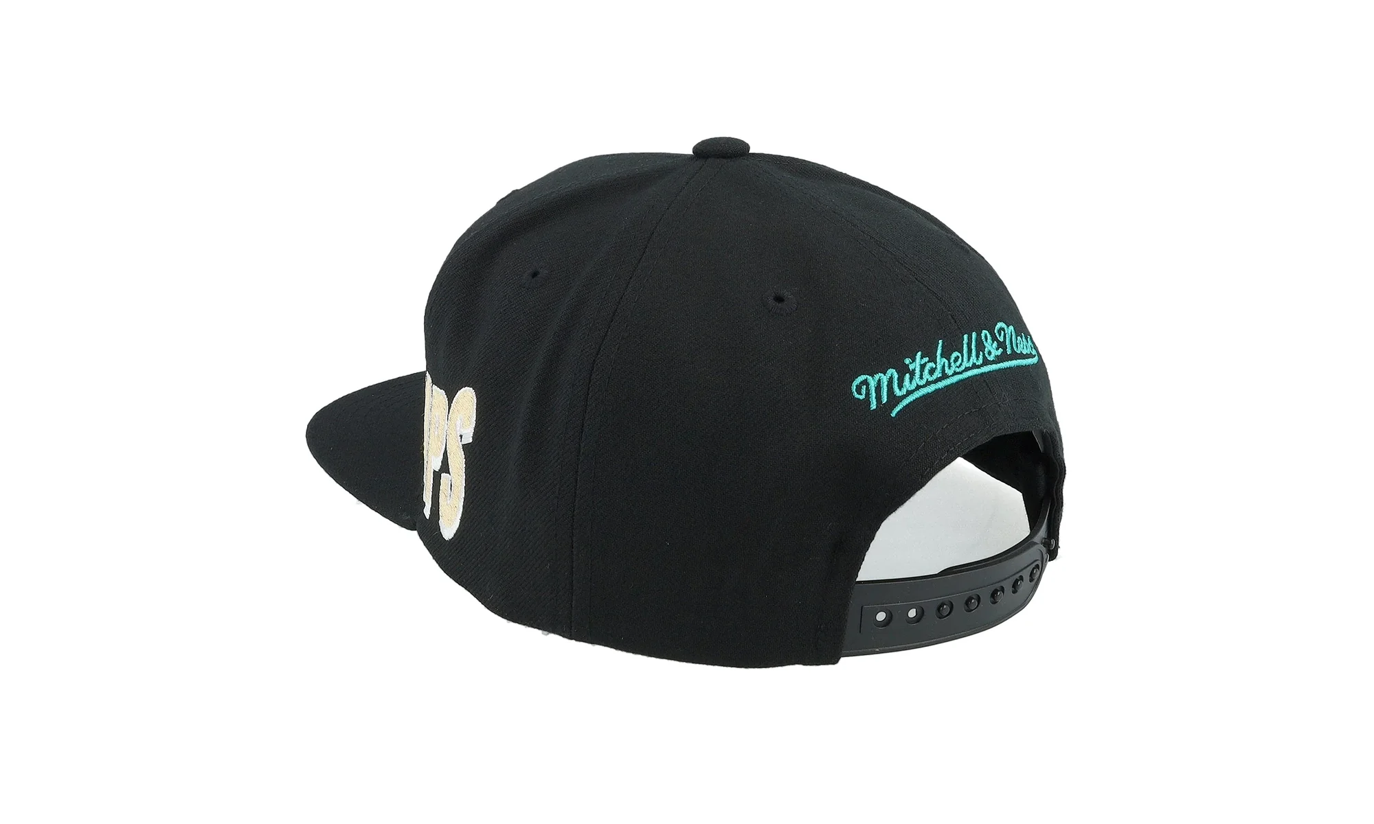 NBA Hardwood Classics World Champs Snapback Cap "San Antonio Spurs - Black" HHSS7715 SASYYPPPBLCK - Image 2