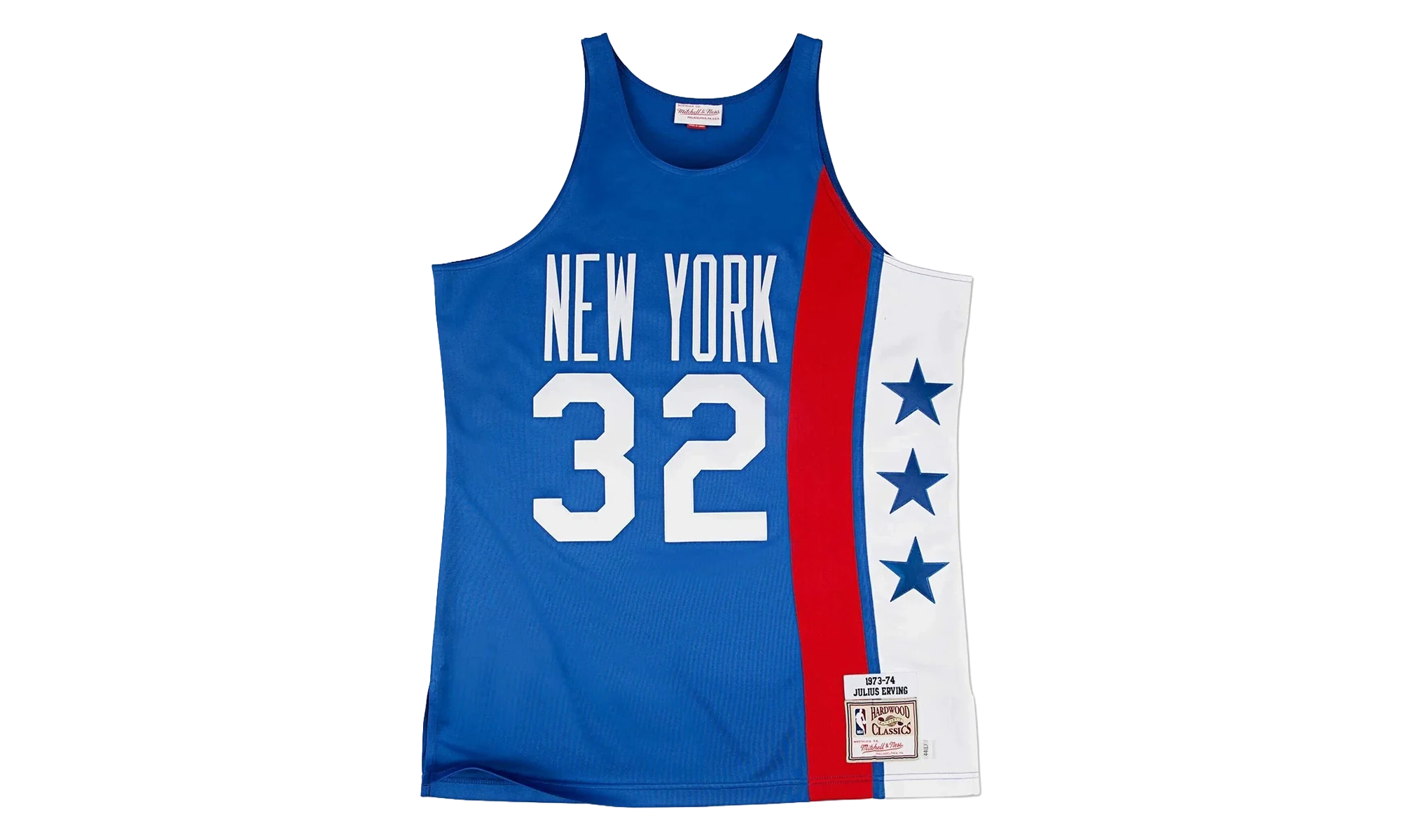 NBA Julius Erving Authentic Jersey "1973 New York Nets - Blue" 72263E973JUERV - Image 3