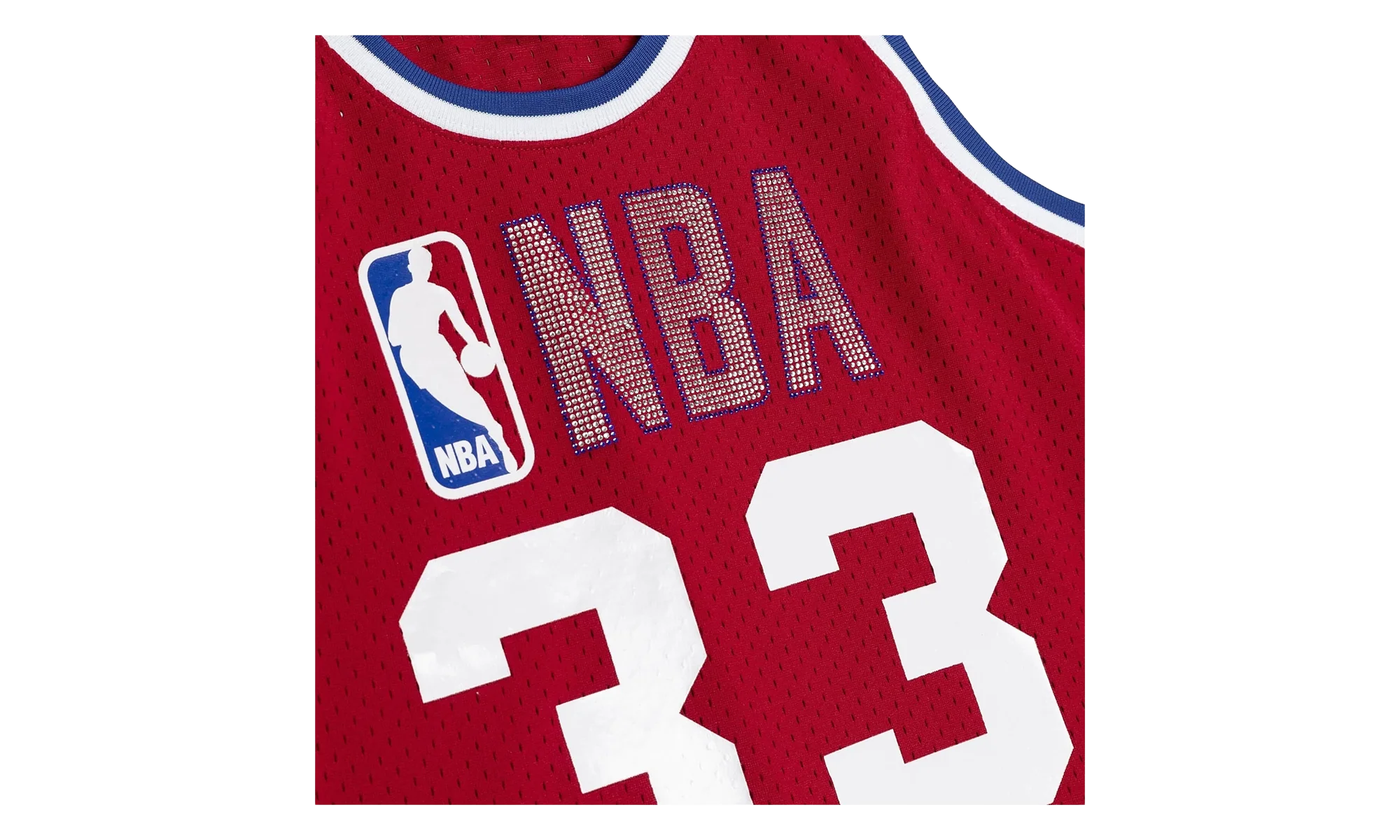 NBA Kareem Abdul-Jabbar Swingman Jersey "1988 All-Star - Red" SMJYBW18018 ASWRED188 - Image 3