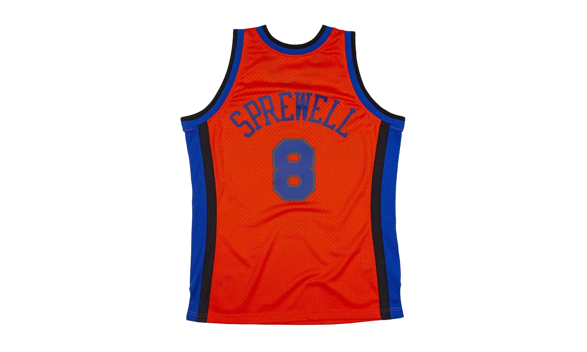 NBA Latrell Sprewell Reload Swingman Jersey "1998 New York Knicks - Orange" SMJYCP19287 NYKORAN98LSP - Image 2