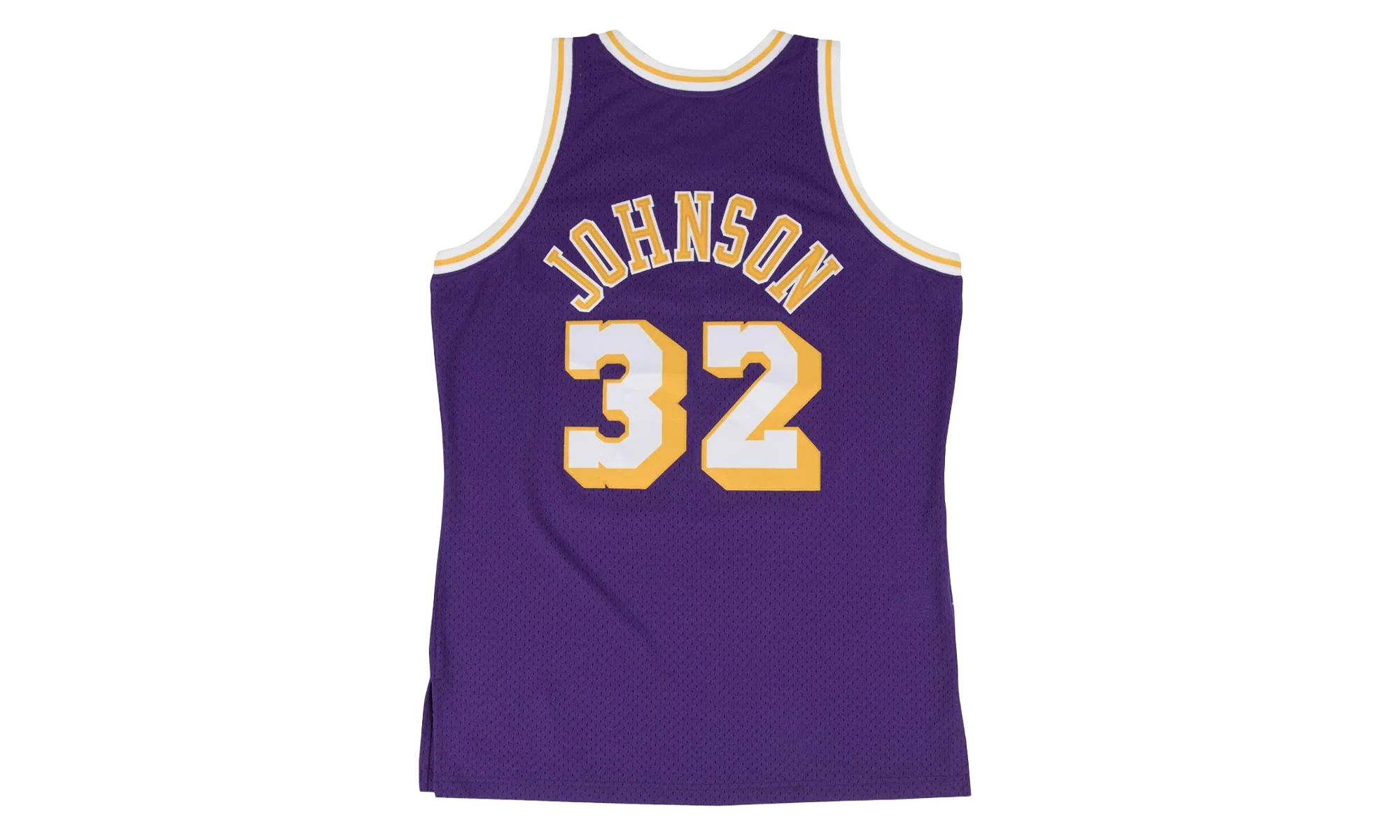 NBA Magic Johnson Swingman Road Jersey "1984 Los Angeles Lakers - Purple" SMJYGS18176 LALPURP84EJH - Image 2