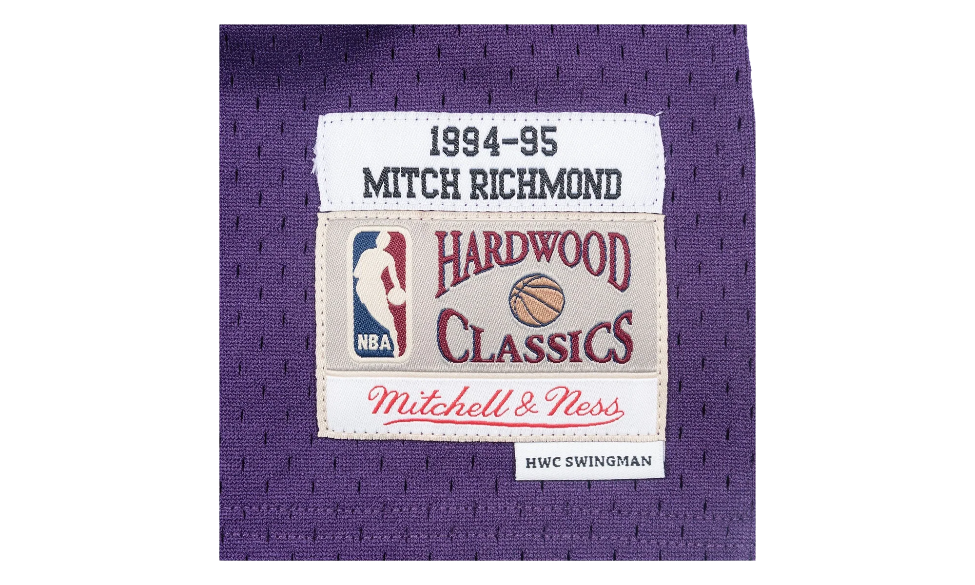 NBA Mitch Richmond Swingman Jersey "1994 Sacramento Kings - Purple / Black" SMJYCP19216 SKIPRBK94MRH - Image 3