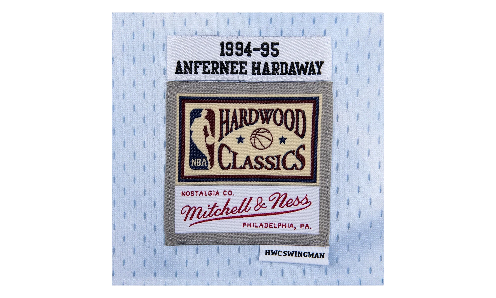 NBA Penny Hardaway Cloudy Skies Swingman Jersey "1994 Orlando Magic - Light Blue" SMJYBW19061 OMALTBL94AHA - Image 3