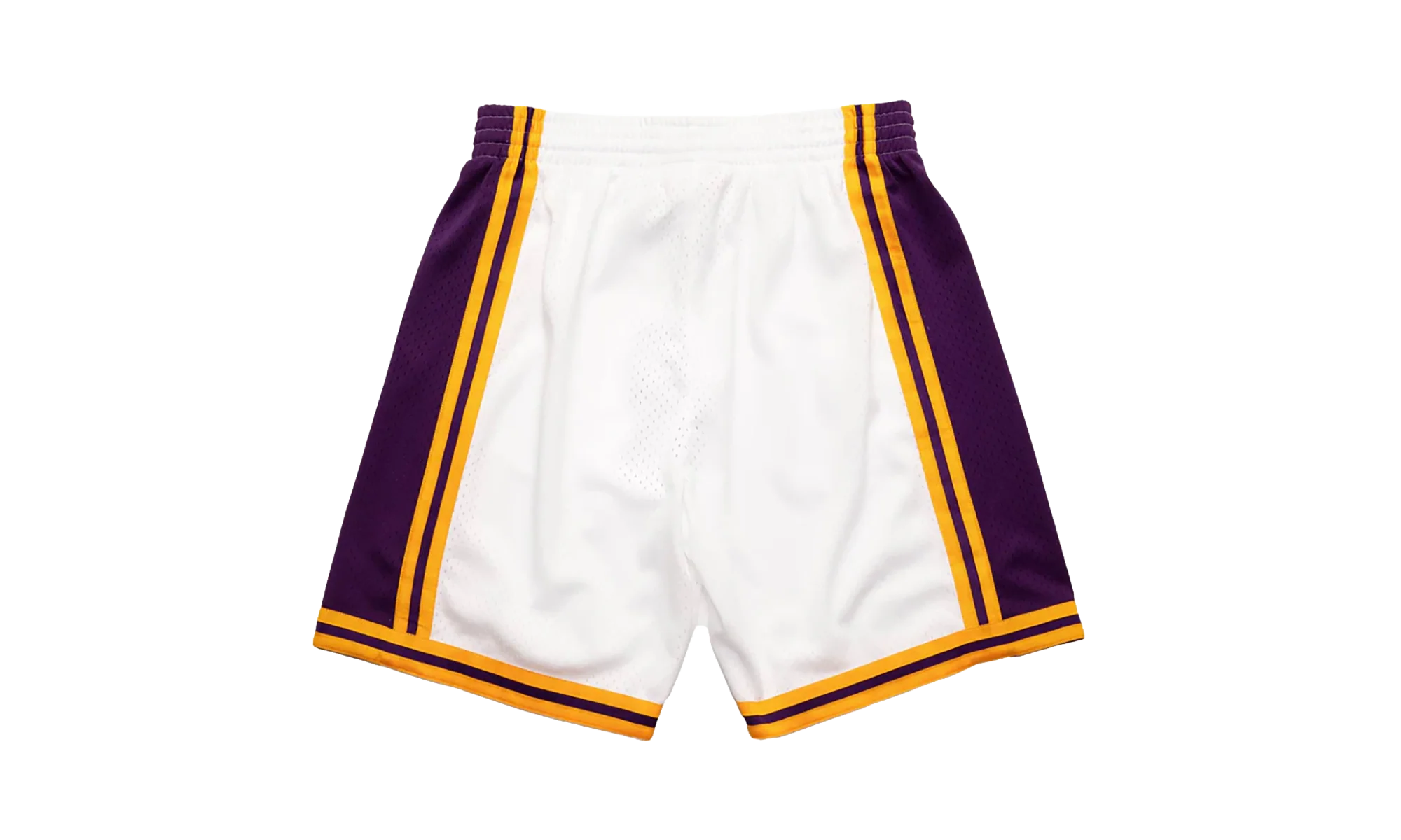 NBA Reload 2.0 Swingman Shorts "1984 Los Angeles Lakers - White" SMSHGS20070 LALWHIT84 - Image 2