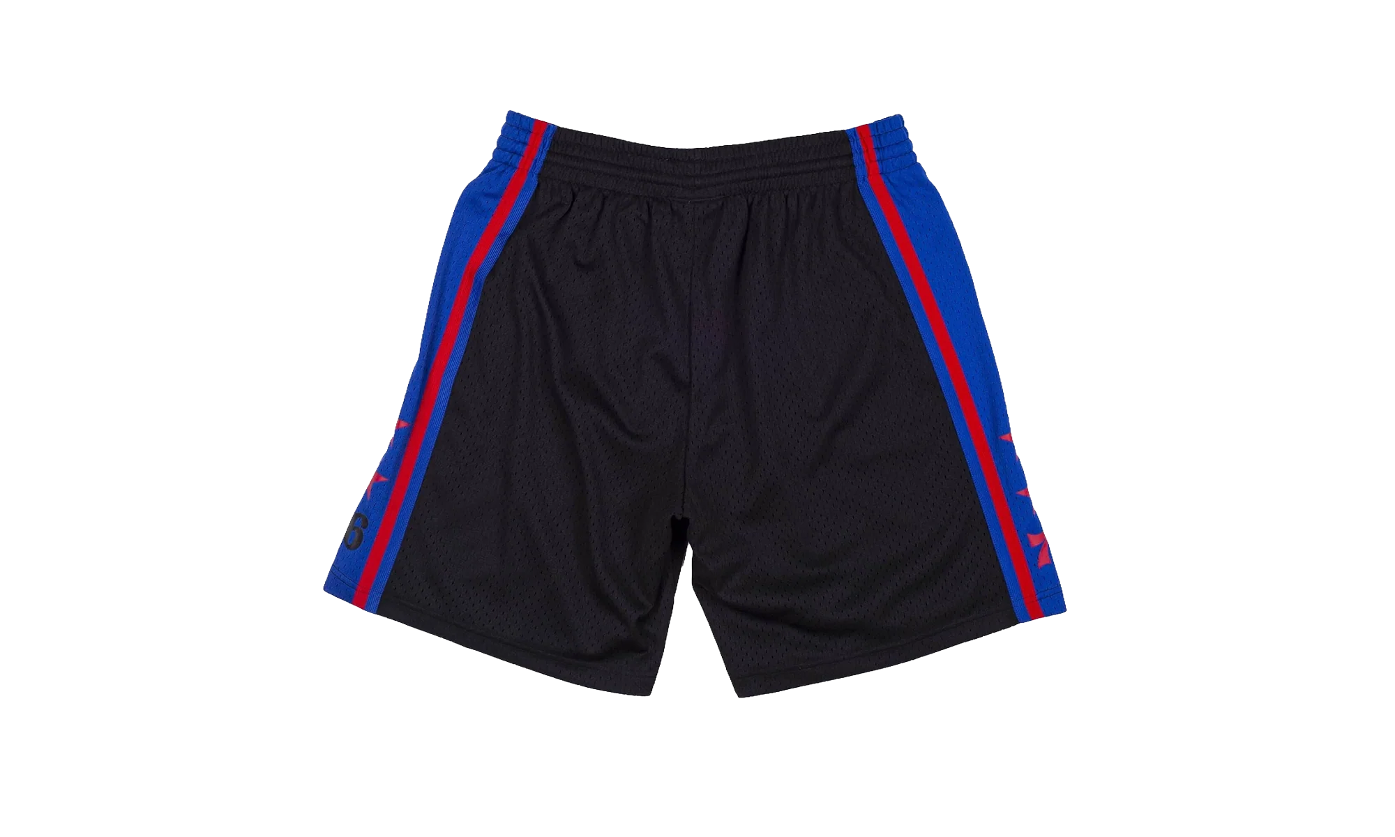 NBA Reload Swingman Shorts "1976 Philadelphia 76ers - Black" SMSHCP19301 P76BLCK76 - Image 2