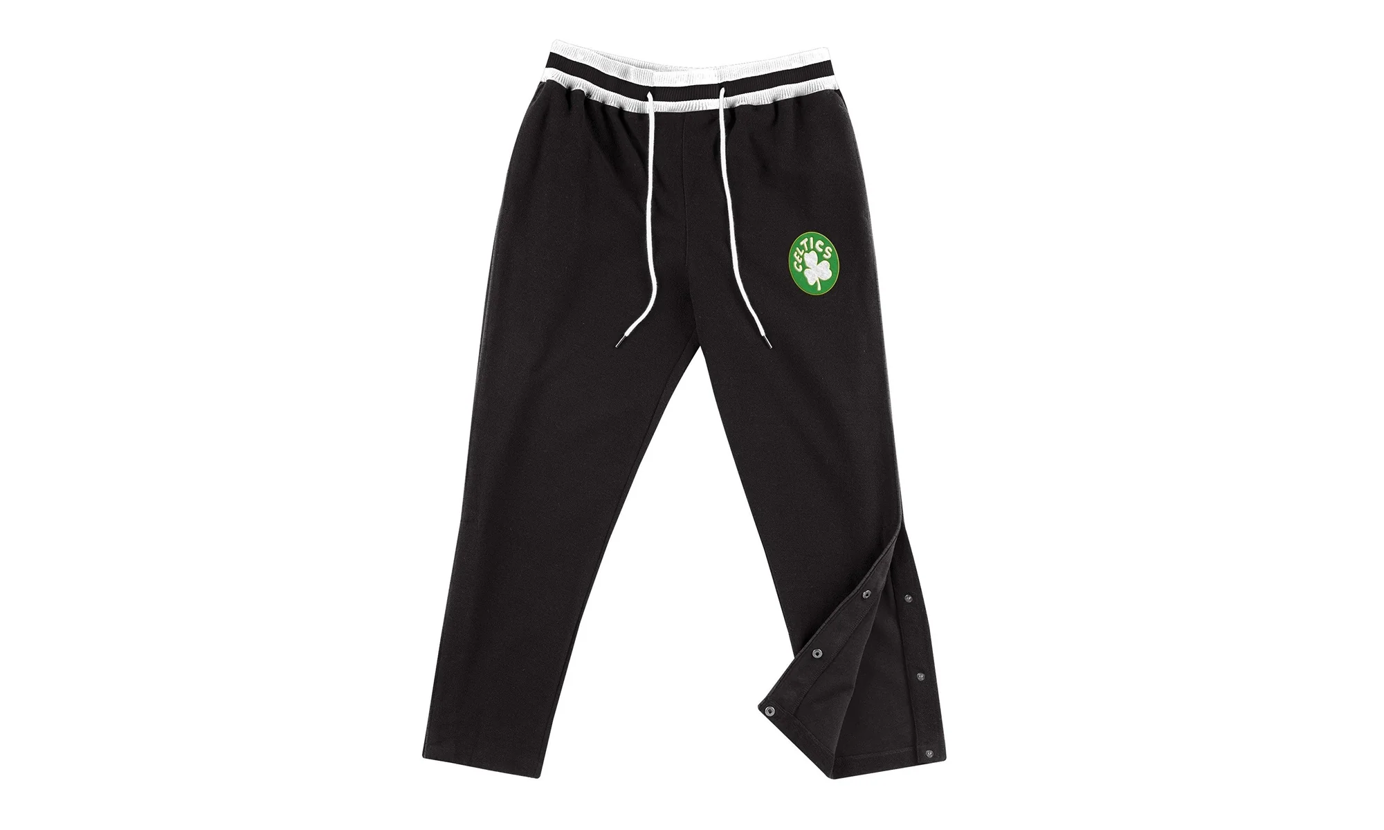 NBA Reversed Fleece Tearaway Pant "Boston Celtics - Black" SWPTBW18047 BCEBLCK