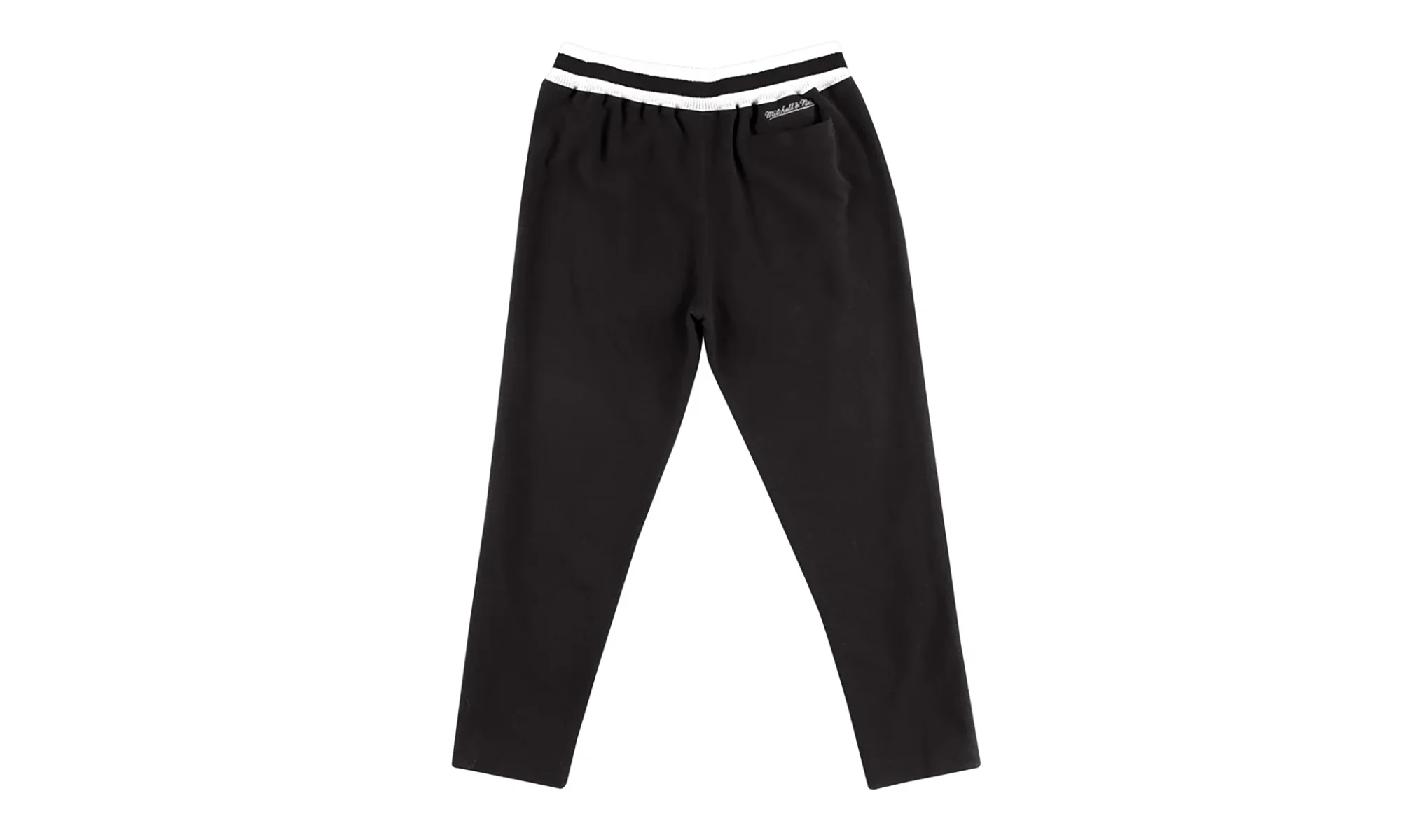 NBA Reversed Fleece Tearaway Pant "Golden State Warriors - Black" SWPTBW18047 GSWBLCK - Image 2