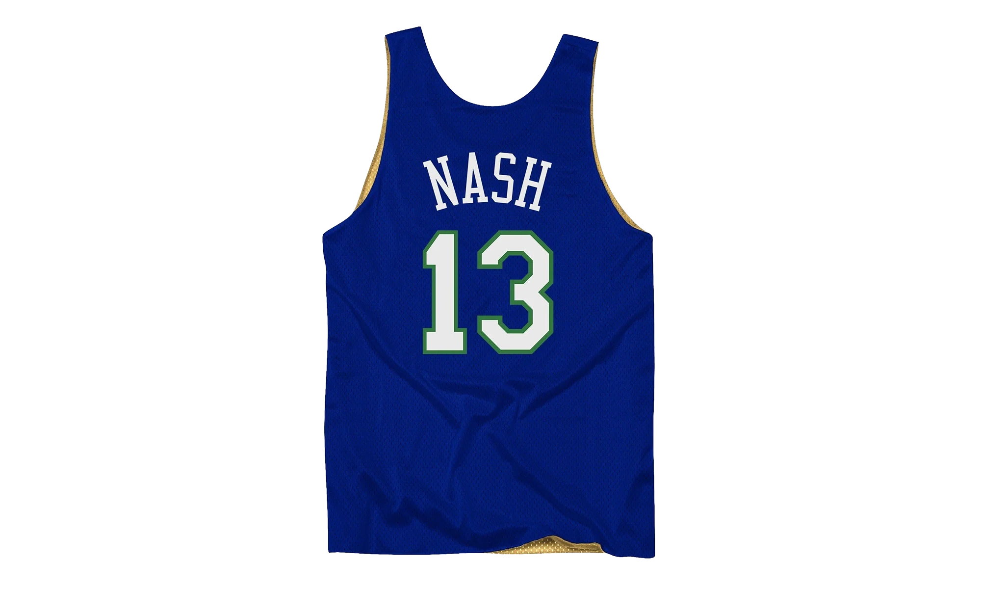 NBA Reversible Mesh Tank "2003 Dallas Mavericks Steve Nash" MSRVMI19003 DMARYGD03SNA - Image 2