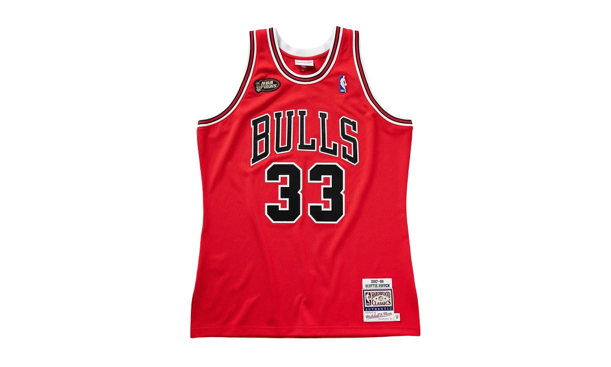 NBA Scottie Pippen Authentic Jersey "1997 Chicago Bulls - Red" 72263B597SPIPP - Image 3