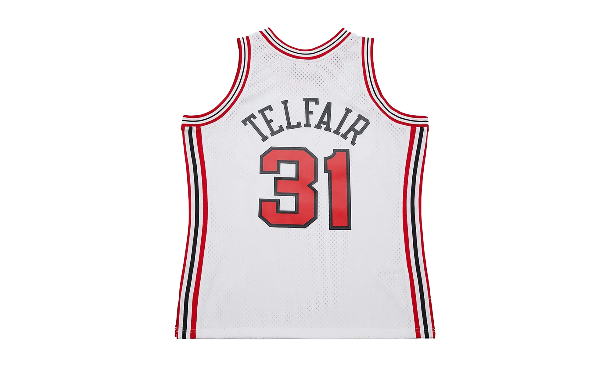 NBA Sebastian Telfair White Jersey "2004 Portland Trail Blazers - White" JY8755 PTBWHIT - Image 2