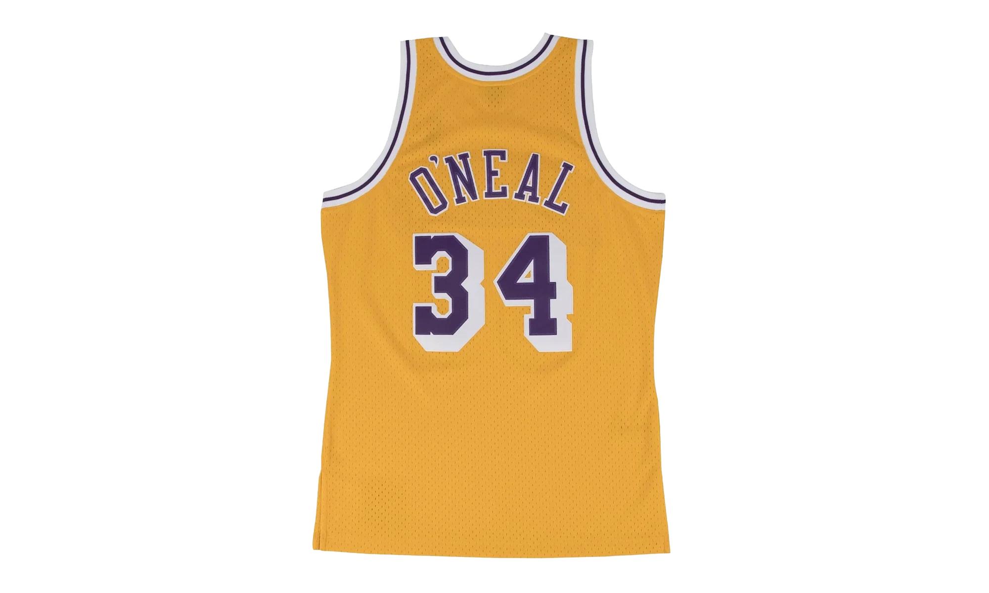 NBA Shaquille O’Neal Swingman Home Jersey "1996 Los Angeles Lakers - Gold" SMJYGS18177 LALLTGD96SON - Image 2
