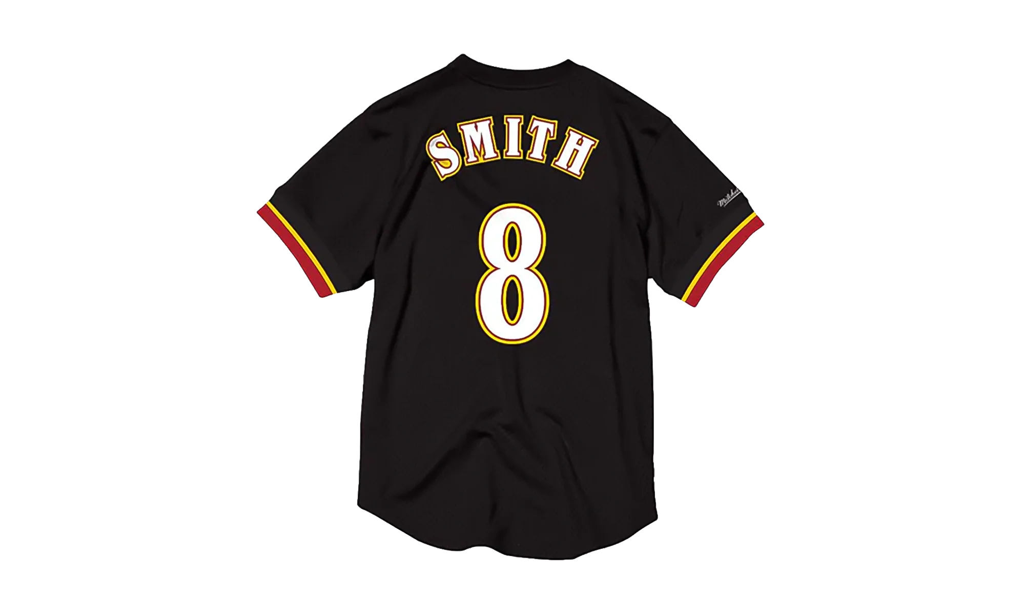 NBA Steve Smith Name & Number Mesh Crewneck Shirt "Atlanta Hawks - Black" BA8X4G AHA K KUQ - Image 2