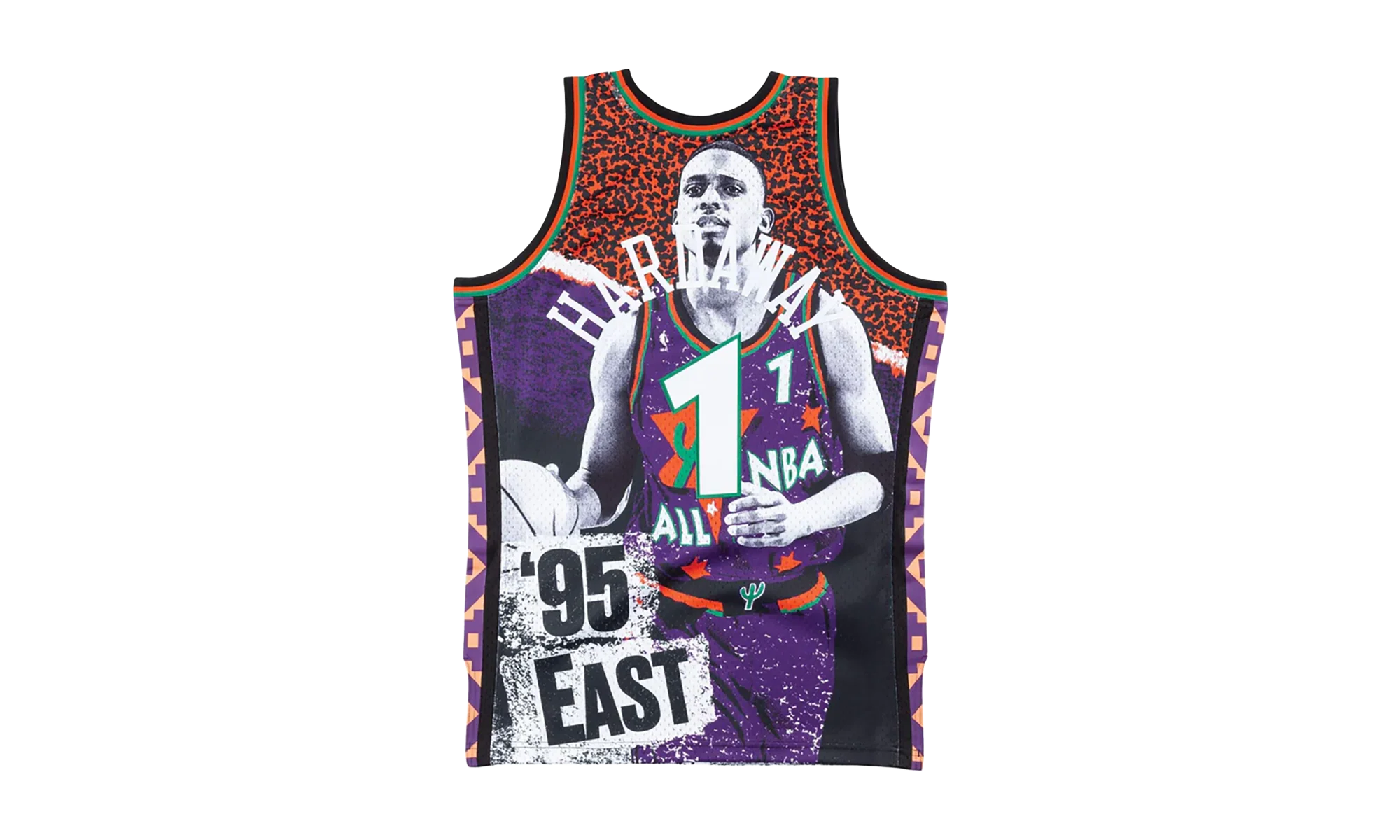 NBA Sublimated Anfernee Hardaway Swingman Jersey "1995 All Star East - Black" SMJYNG18432 ASEBLCK95AHA - Image 2