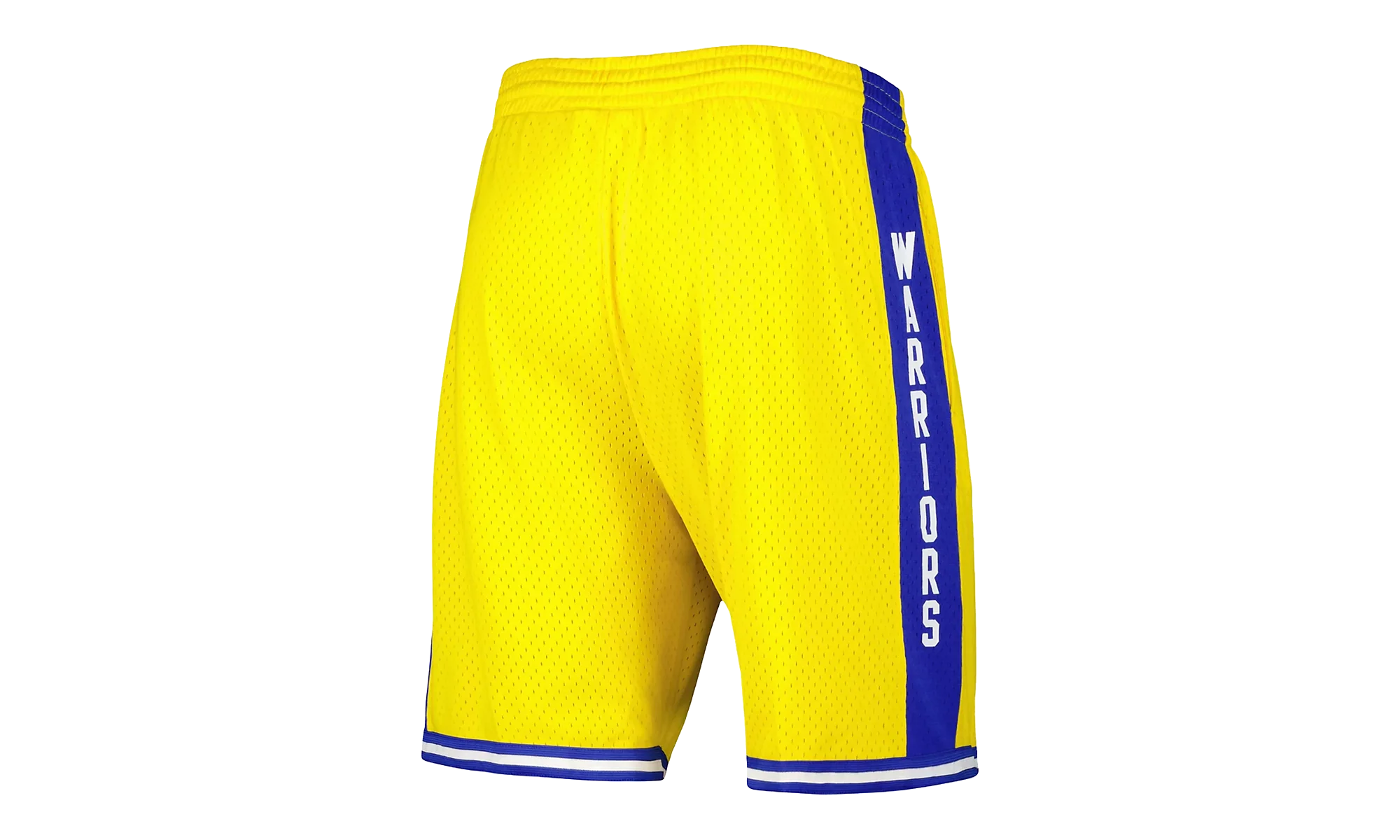 NBA Swingman Home Shorts "1974-75 Golden State Warriors - Yellow" SMSHGS18229 GSWYELL74 - Image 2