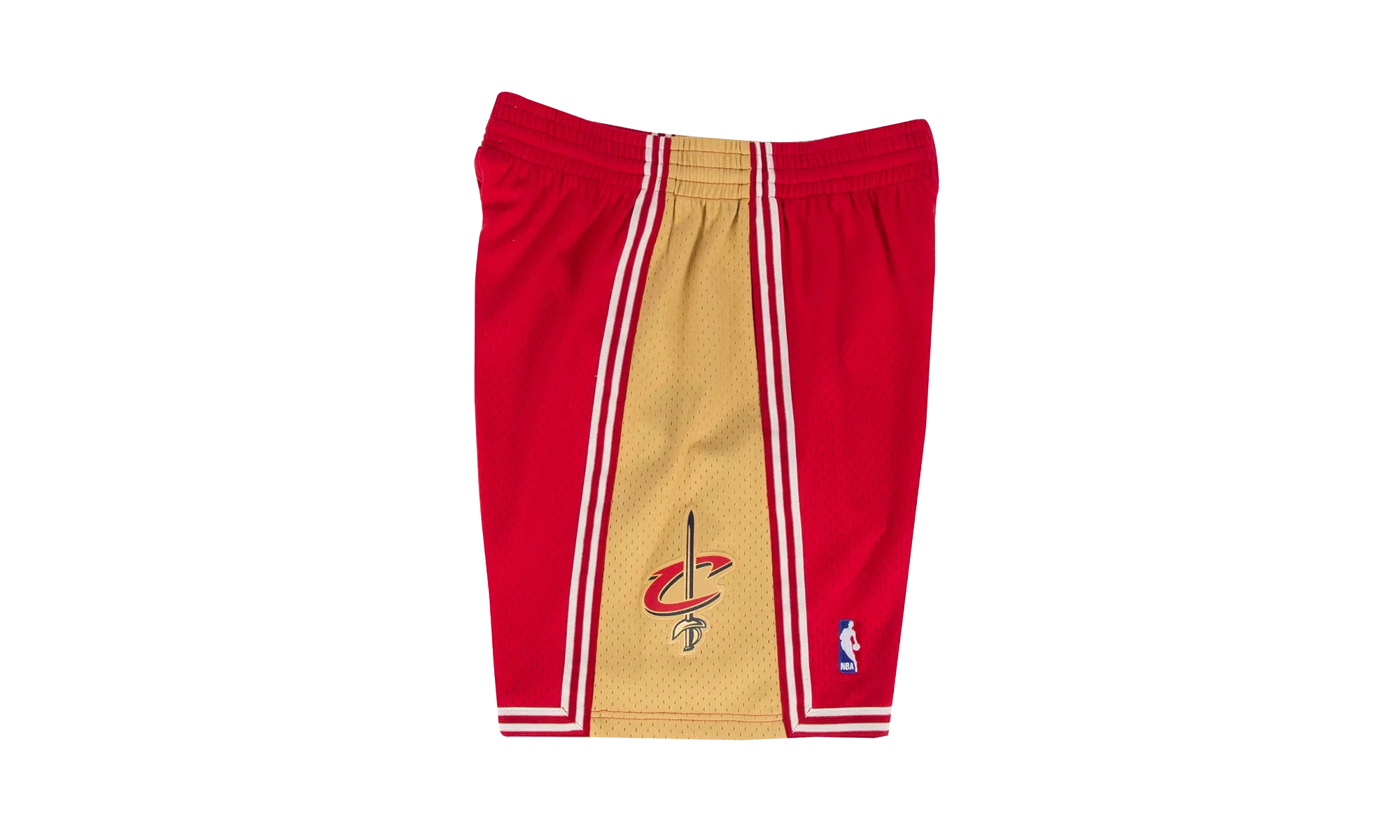 NBA Swingman Road Shorts "2003-04 Cleveland Cavaliers - Dark Red" SMSHGS18226 CCADKRD03 - Image 2
