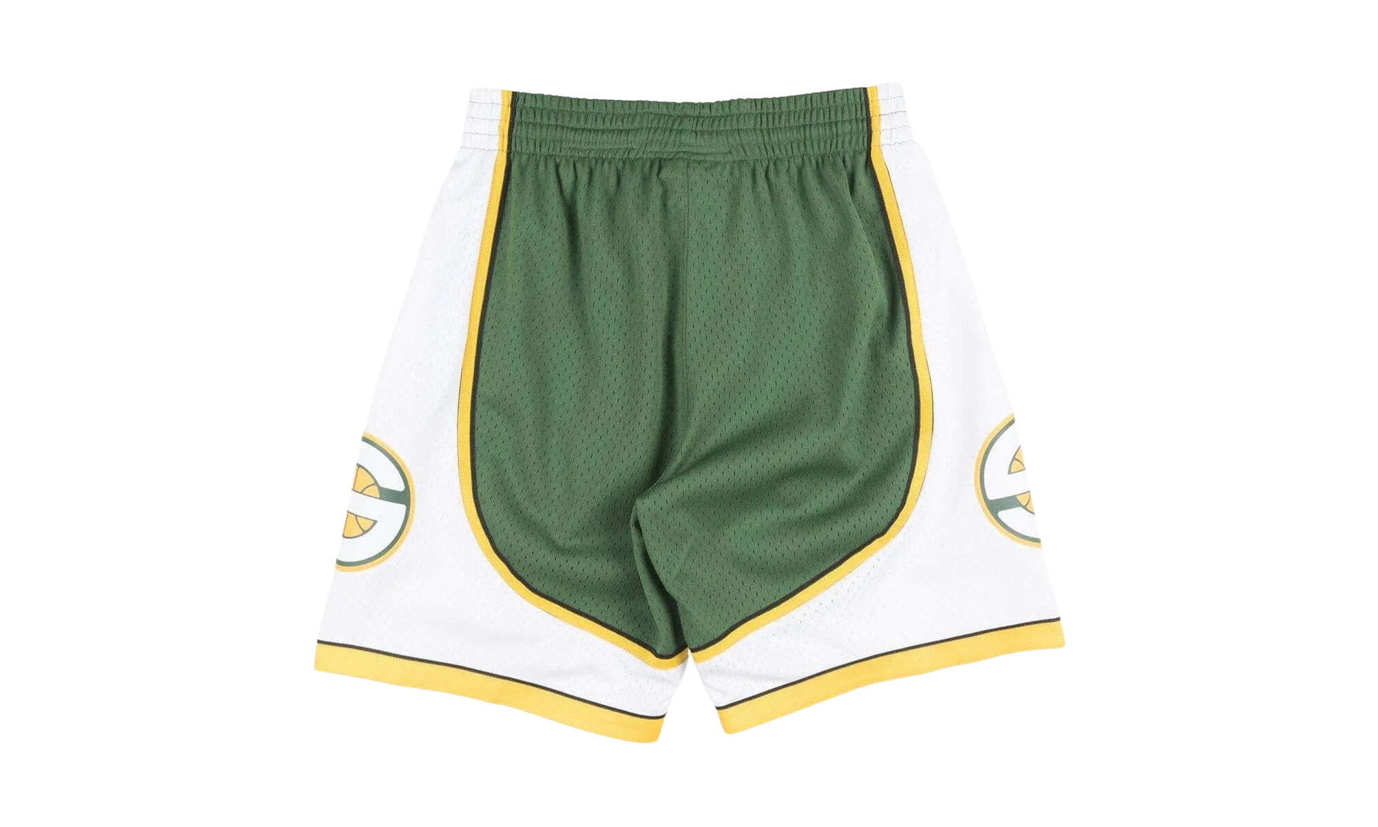 NBA Swingman Road Shorts "2007-08 Seattle SuperSonics - Dark Green" SMSHGS18254 SSUDKGN07 - Image 2