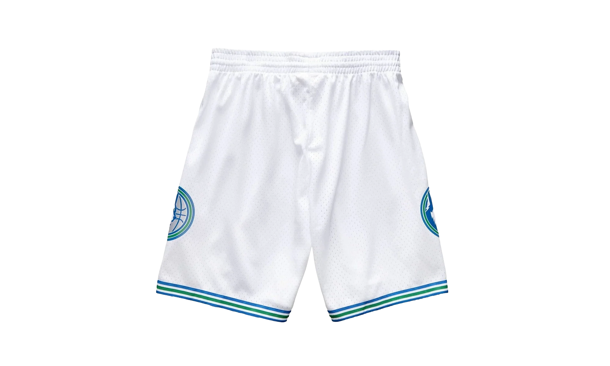 NBA Swingman Shorts "1995 Minnesota Timberwolves - White" SMSHSB19045 MTIWHIT95 - Image 2