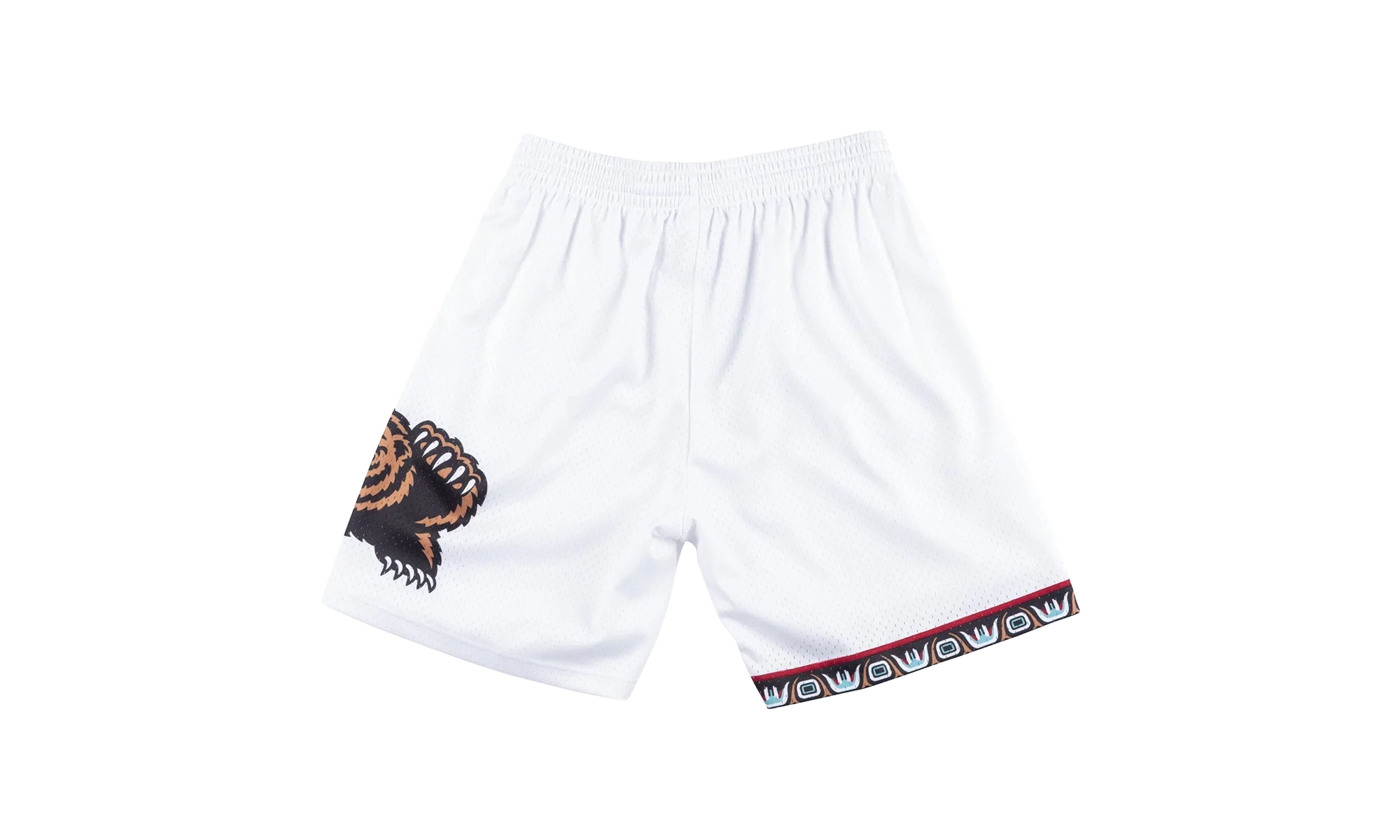 NBA Swingman Shorts "1998-99 Vancouver Grizzlies - White" SMSHCP18155 VGRWHIT98 - Image 2