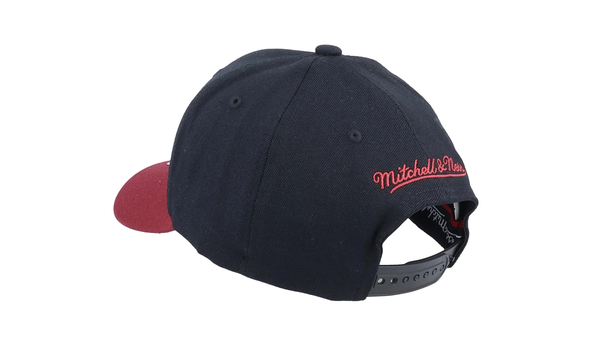NBA Team 2 Tone 2.0 Stretch Snapback Cap "Miami Heat - Black / Red" HHSS3265 MHEYYPPPBKRD - Image 2
