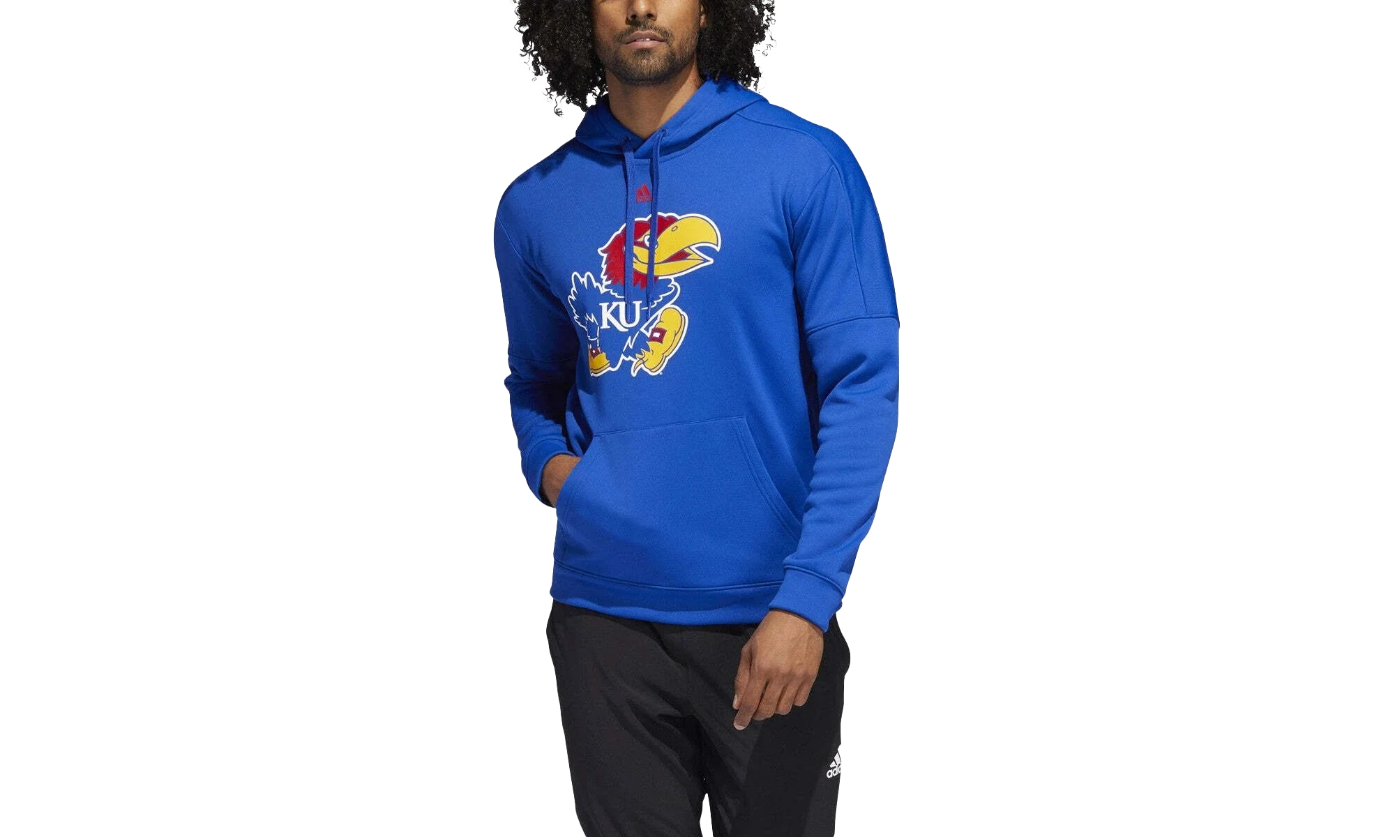 NCAA Kansas Jayhawks Team Issue Pullover Hoodie "Royal Blue" DA8367