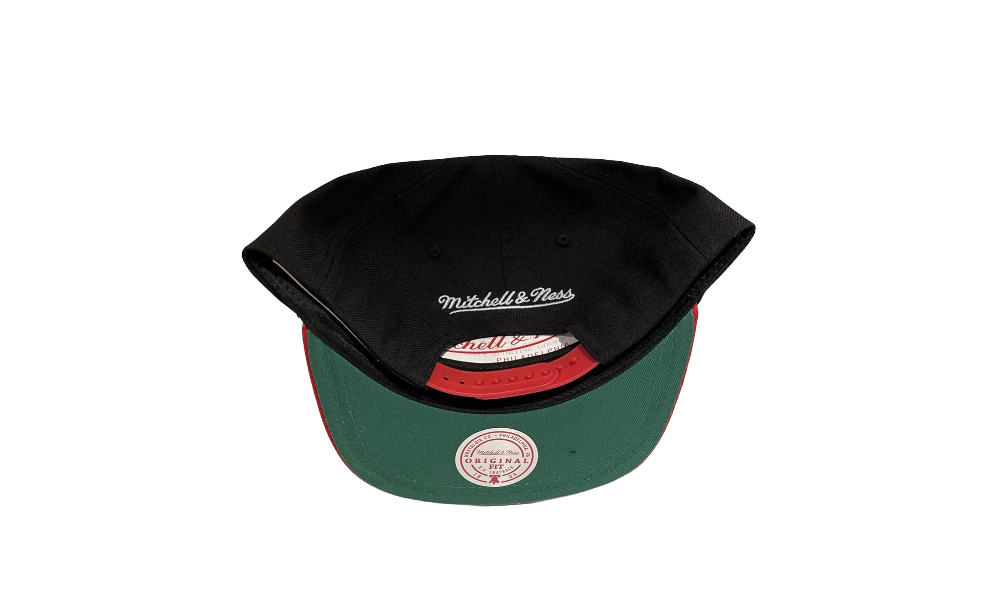 NCAA Logo Bill Snapback Cap "Ohio State Buckeyes - Black / Red" HHSS4533 OSTYYPPPBKRD - Image 2