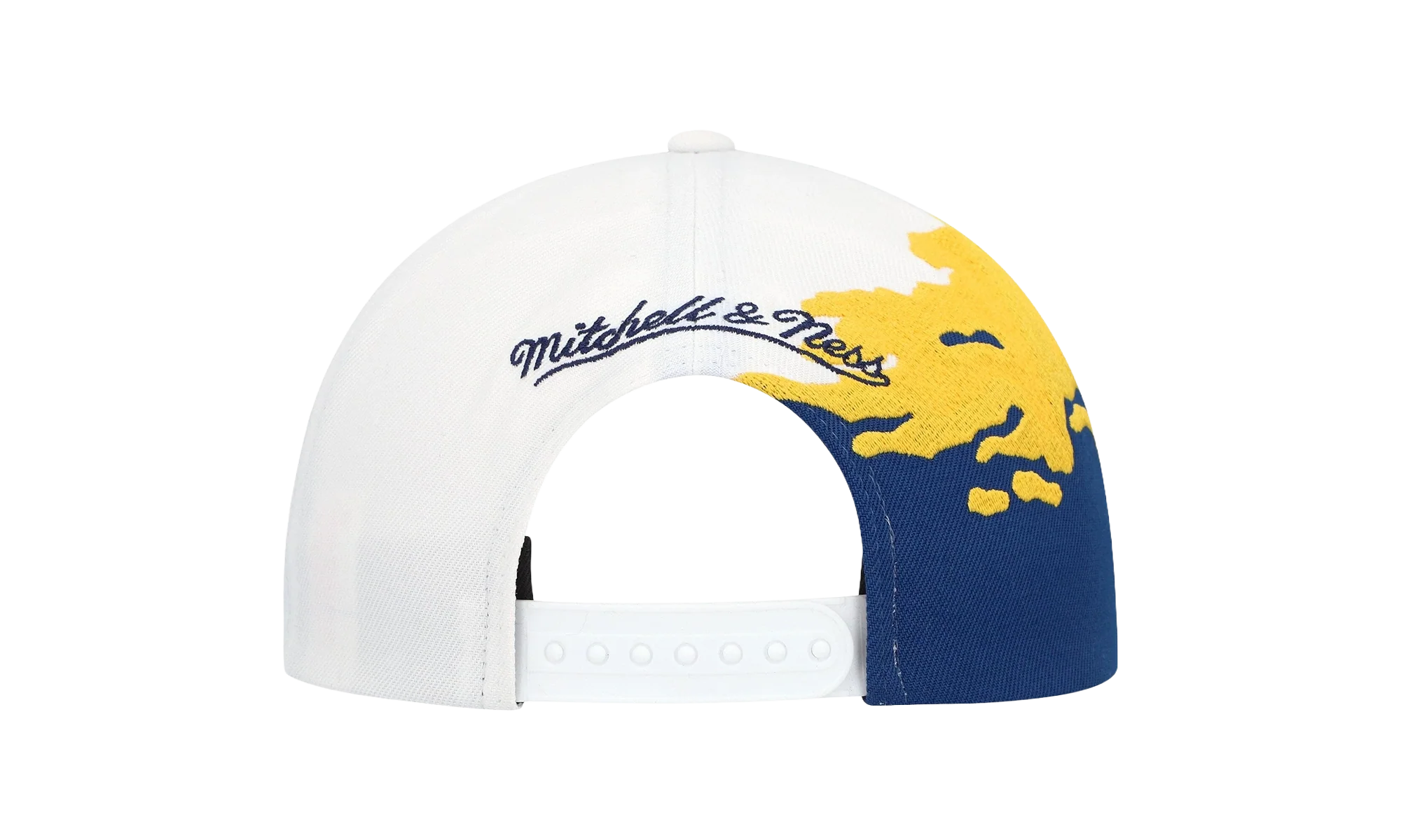 NCAA Paintbrush Snapback Cap "Marquette Golden Eagles - White / Navy" HHSS3302 MAUYYPPPWHNV - Image 2