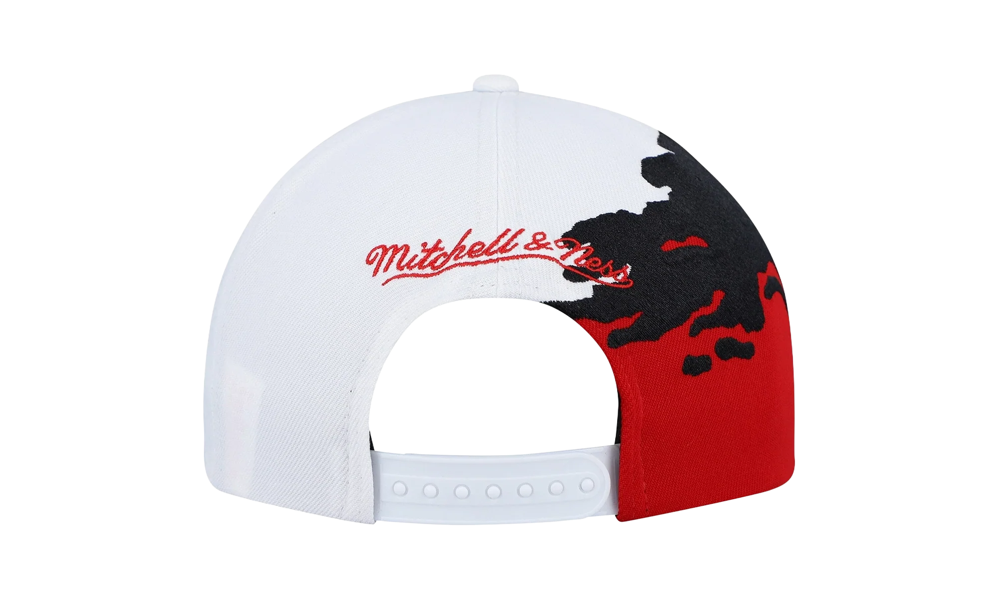 NCAA Paintbrush Snapback Cap "Ohio State Buckeyes - White / Red" HHSS3302 OSTYYPPPWHRD - Image 2
