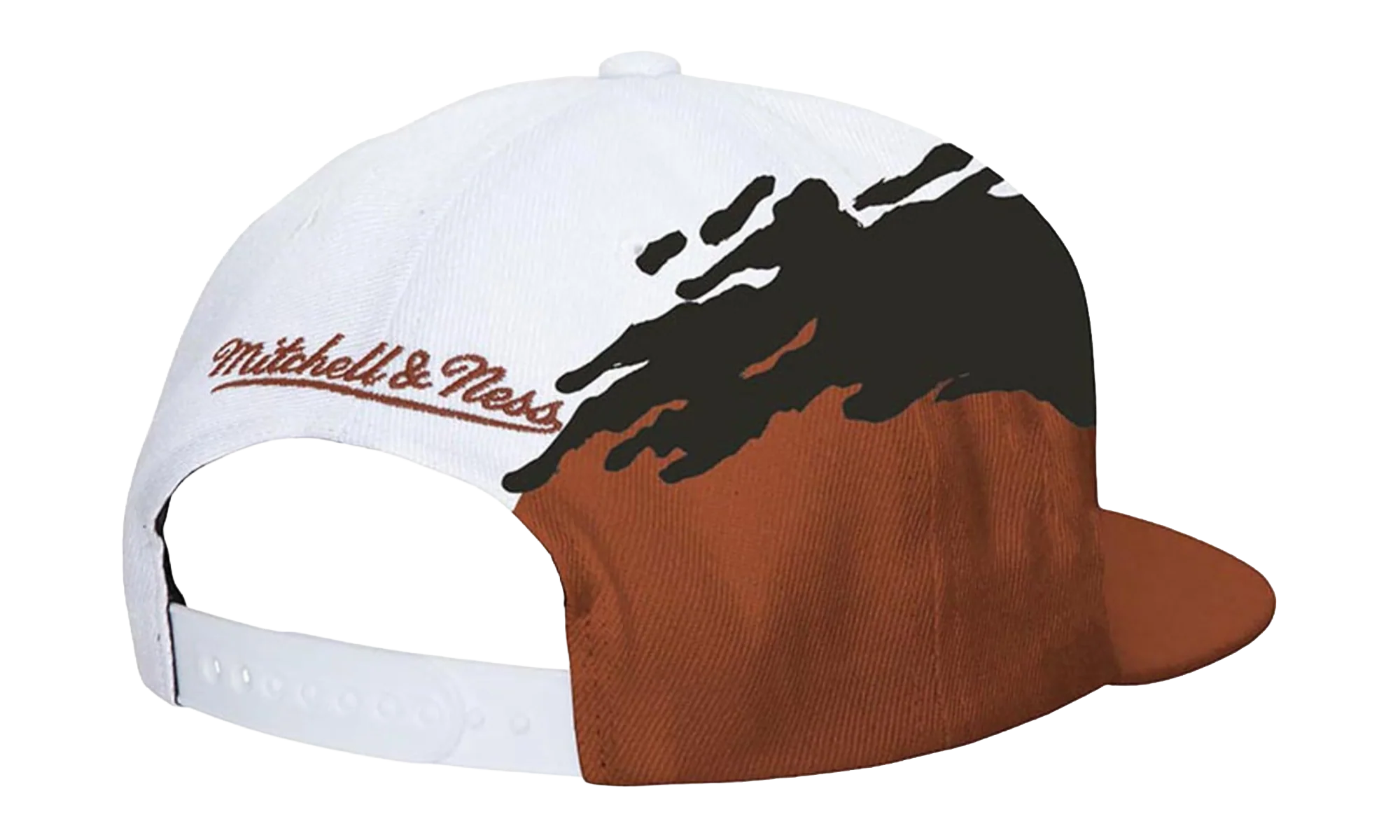 NCAA Paintbrush Snapback Cap "Texas Longhorns - White / Orange" HHSS3302 UTAYYPPPWHOR - Image 2