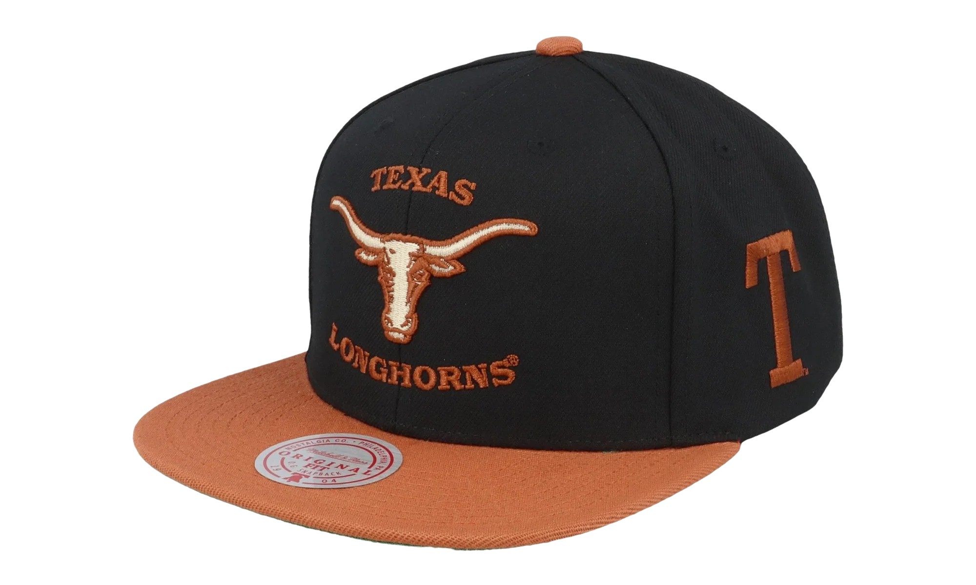 NCAA Team Origins Snapback Cap "Texas Longhorns - Black" 6HSSSH22019 UTABLCK - Image 2