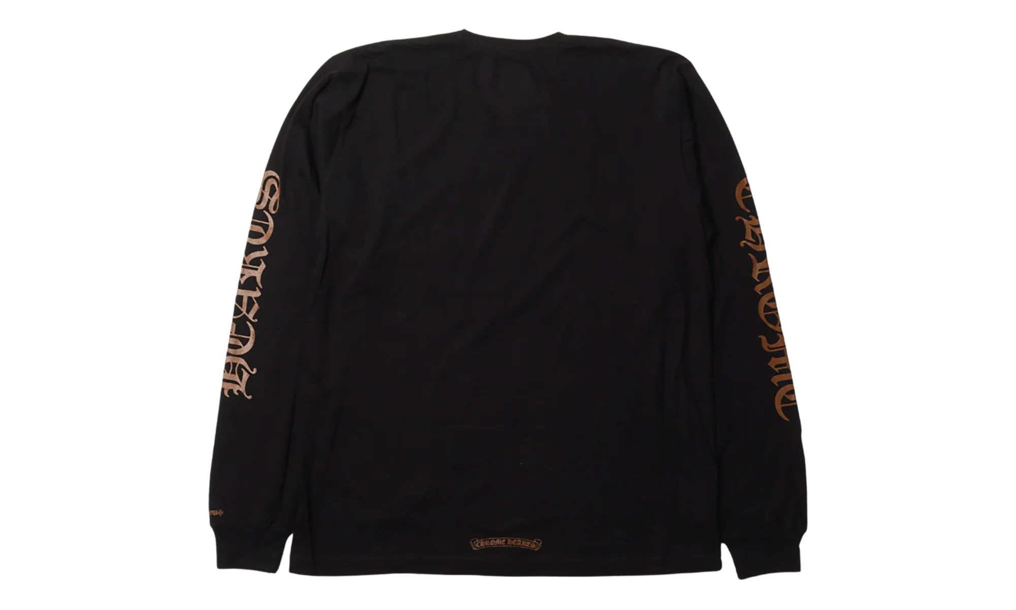 Neck Logo Long Sleeve Tee "Black / Brown" CHRM0908 - Image 2