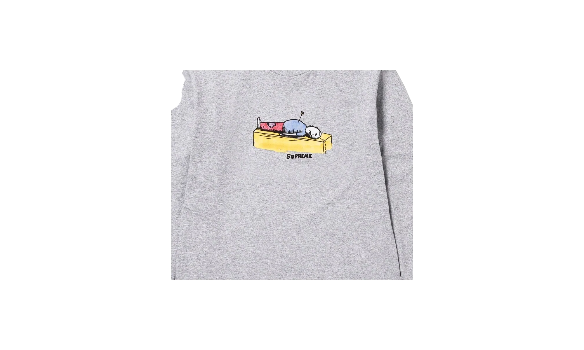 Neil Blender Arrow L/S Tee "Grey" SU26560 - Image 2