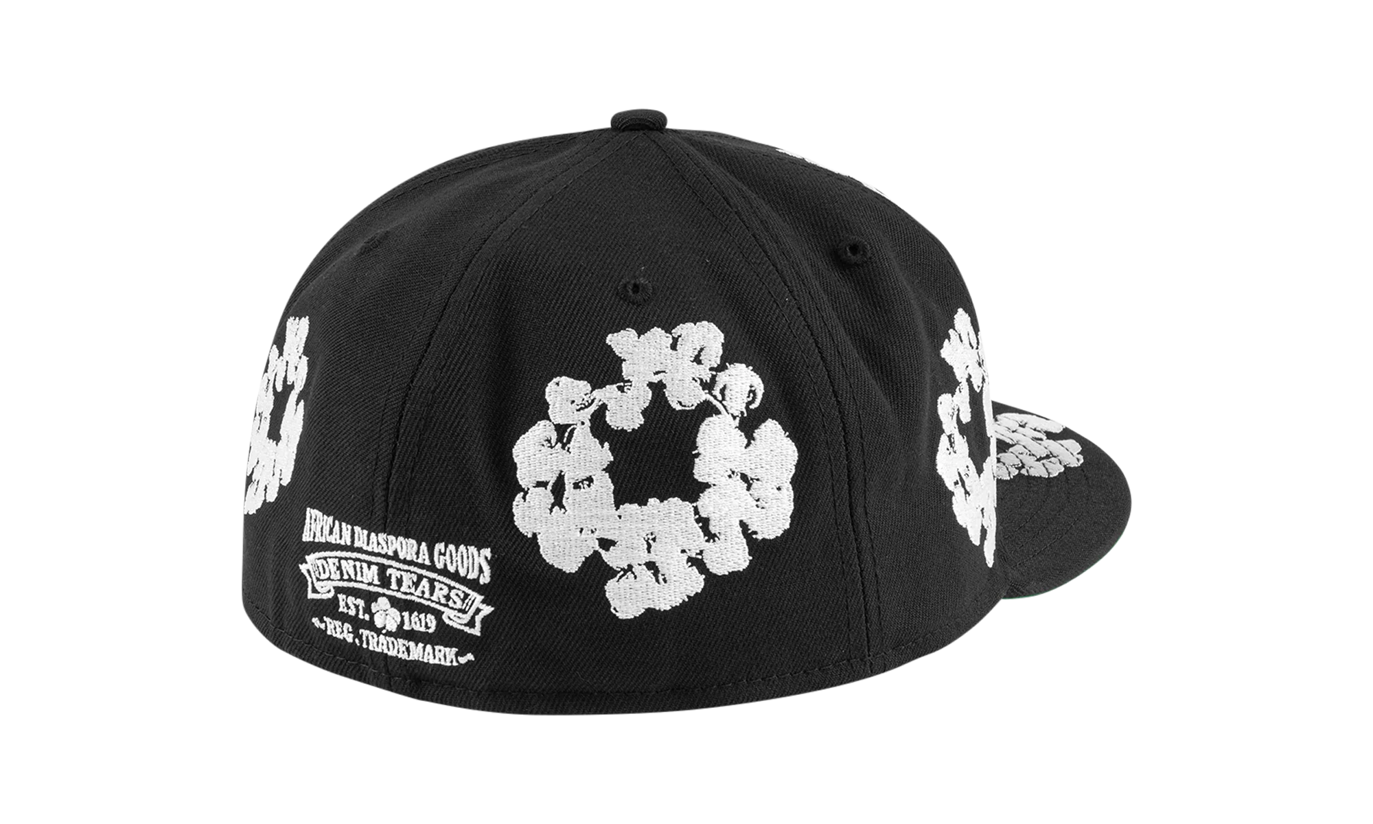 New Era Cotton Wreath 59/50 Cap "Black" DT22 - Image 3