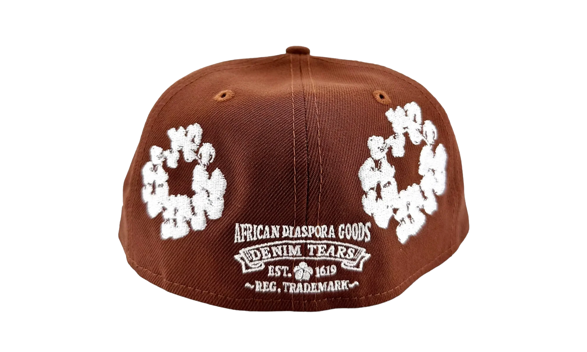 New Era Cotton Wreath 59Fifty Fitted Cap "Brown" DT339 - Image 2