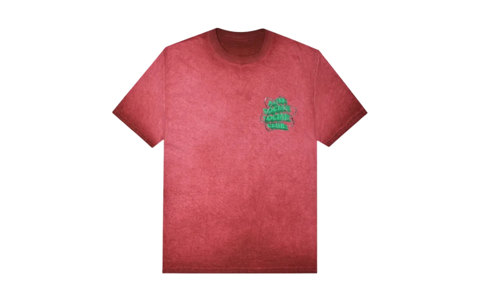 New & Gone Mineral Wash Tee "Red - Members Only Release" ASSC NAG002 - Image 2