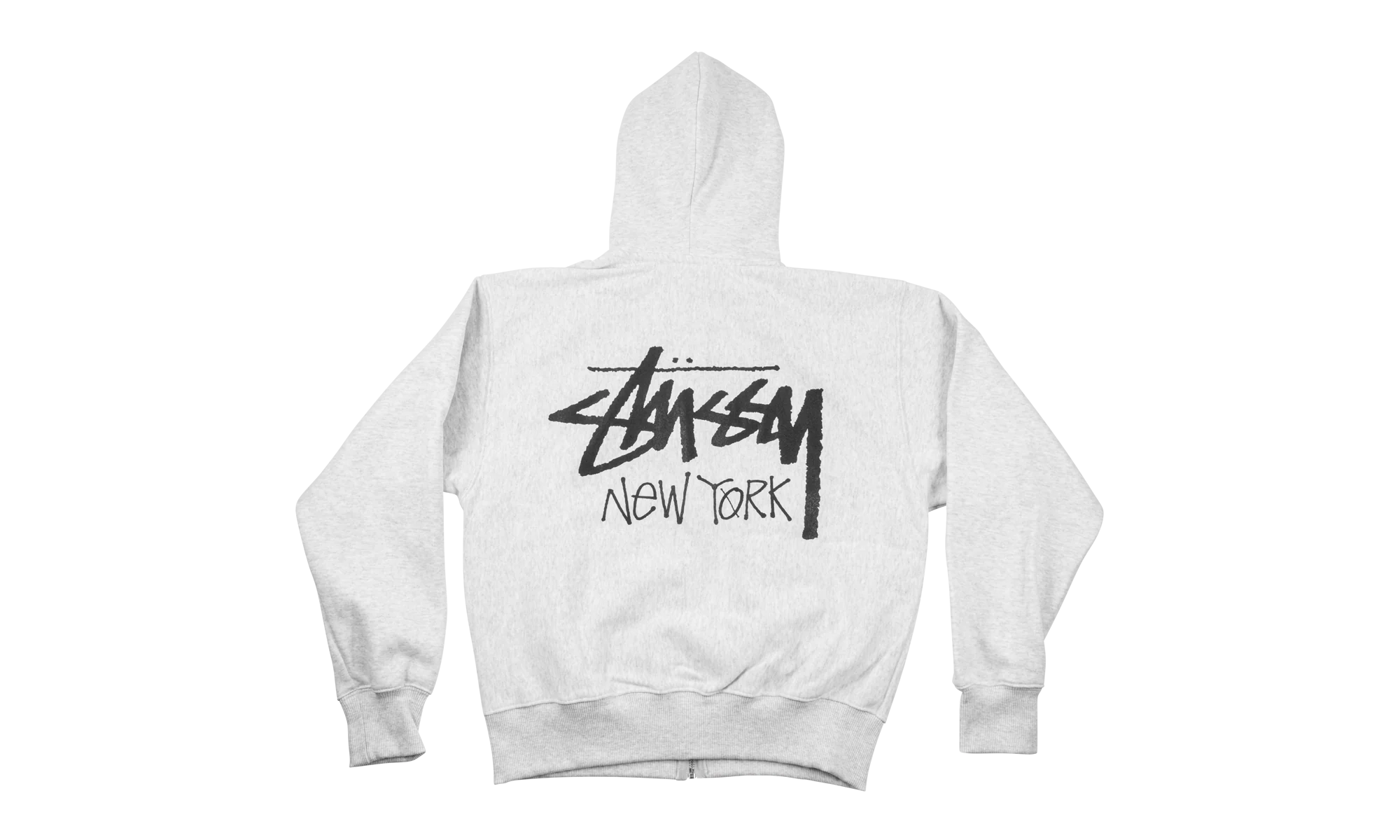 New York Chapter Hooded Zip "Ash Heather" STUS348 - Image 2