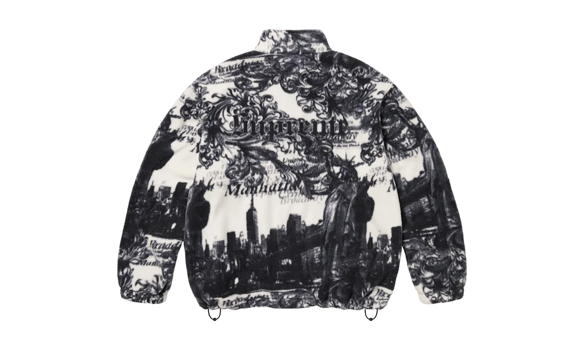New York Fleece Jacket "FW25 - White" SU26776 - Image 2
