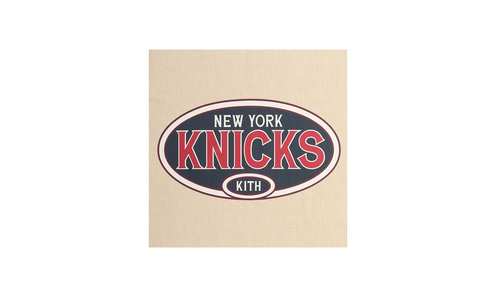 New York Knicks NY Vintage Jones Tee "White" KHM034680 104 - Image 2