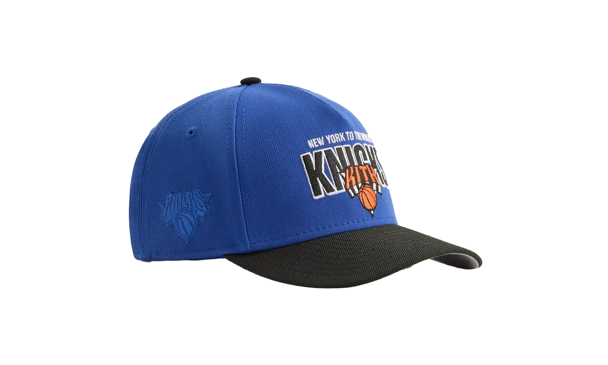 New York Knicks Wool 9FORTY M Crown Snapback "Royal" khm051288 451 - Image 2