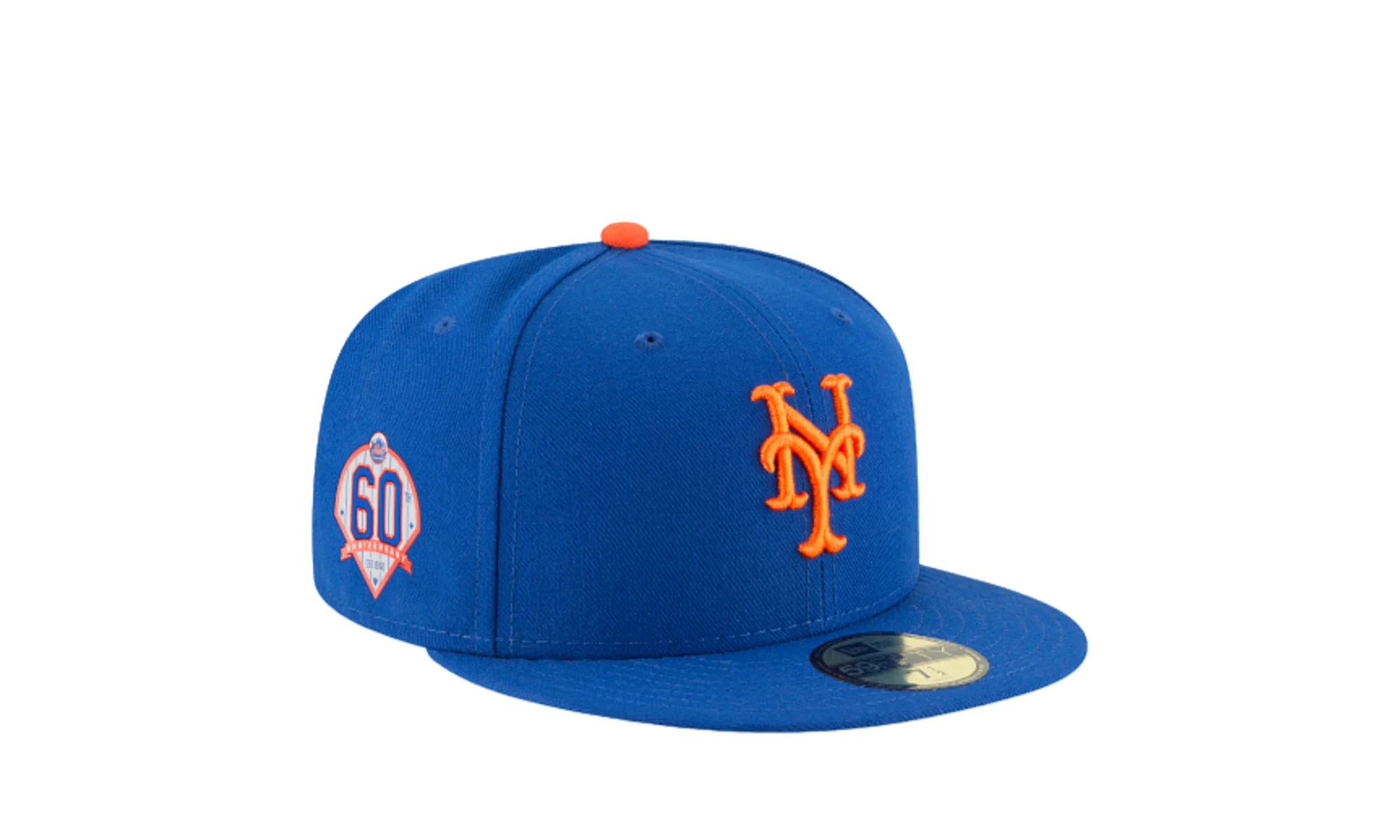 New York Mets 60th Anniversary Authentic 59FIFTY Fitted Hat "Blue" 60332879 - Image 2