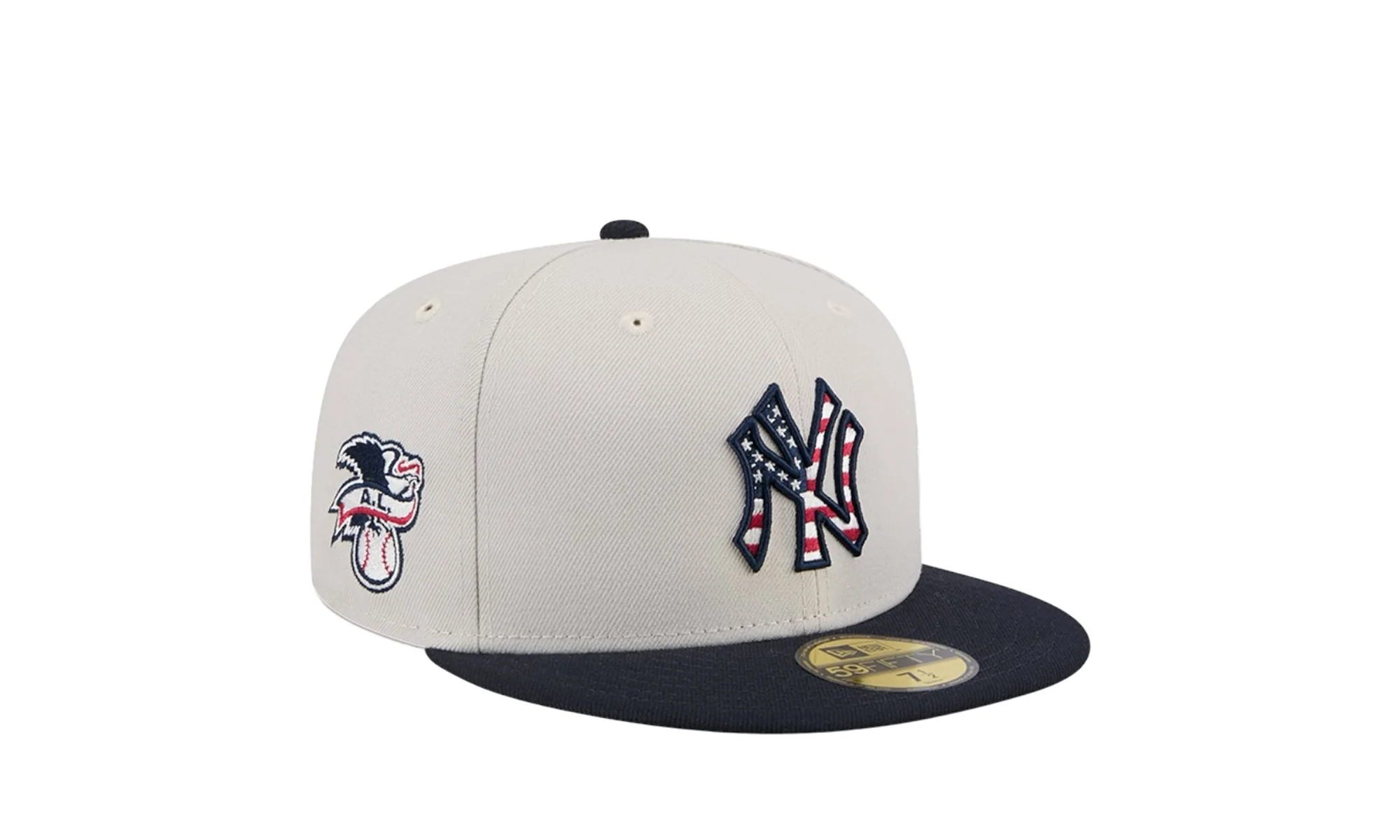 New York Yankees Independence Day 2024 59FIFTY Fitted Hat "Grey" 60506385 - Image 2
