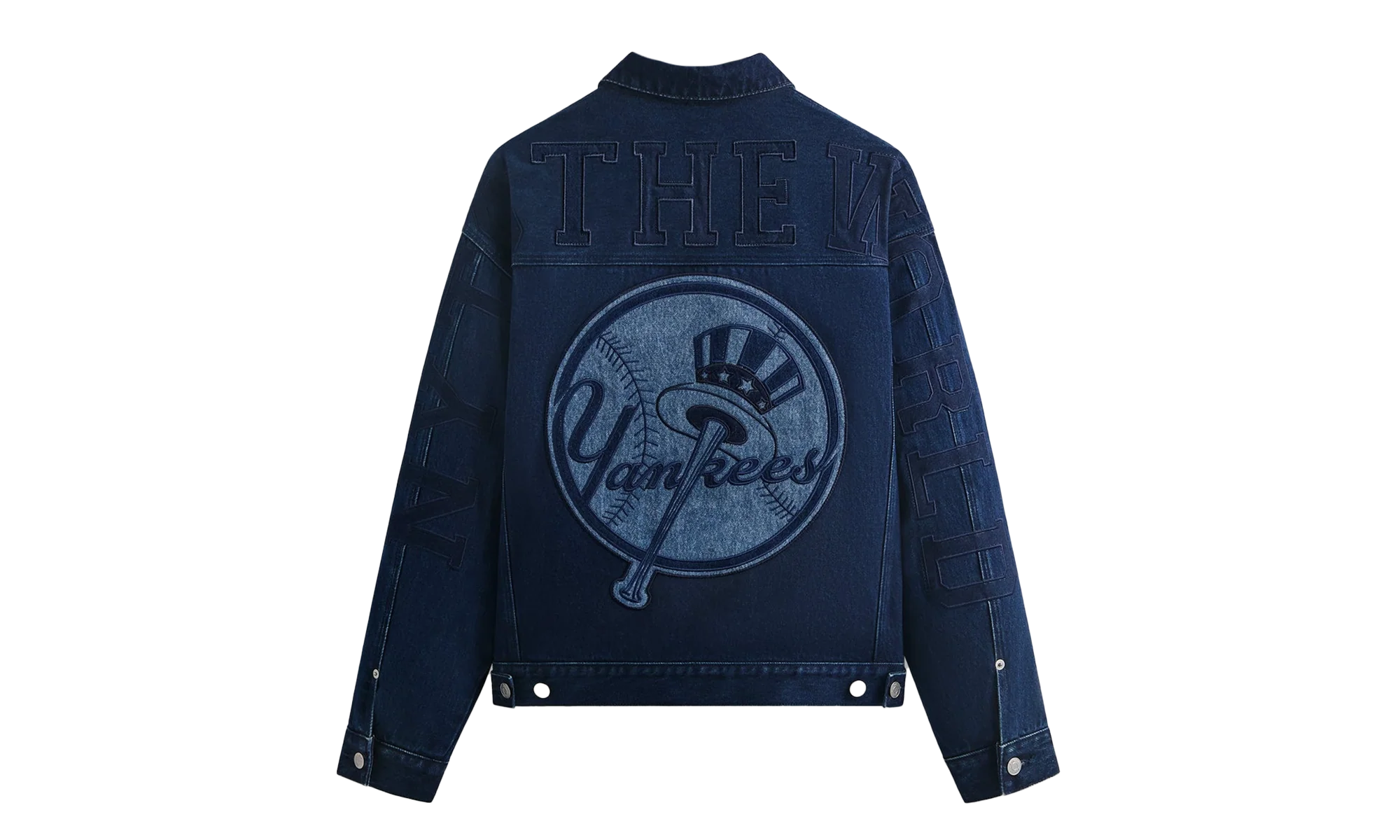 New York Yankees Jay Indigo Denim Jacket "Mid Indigo" khm011101 452 - Image 2