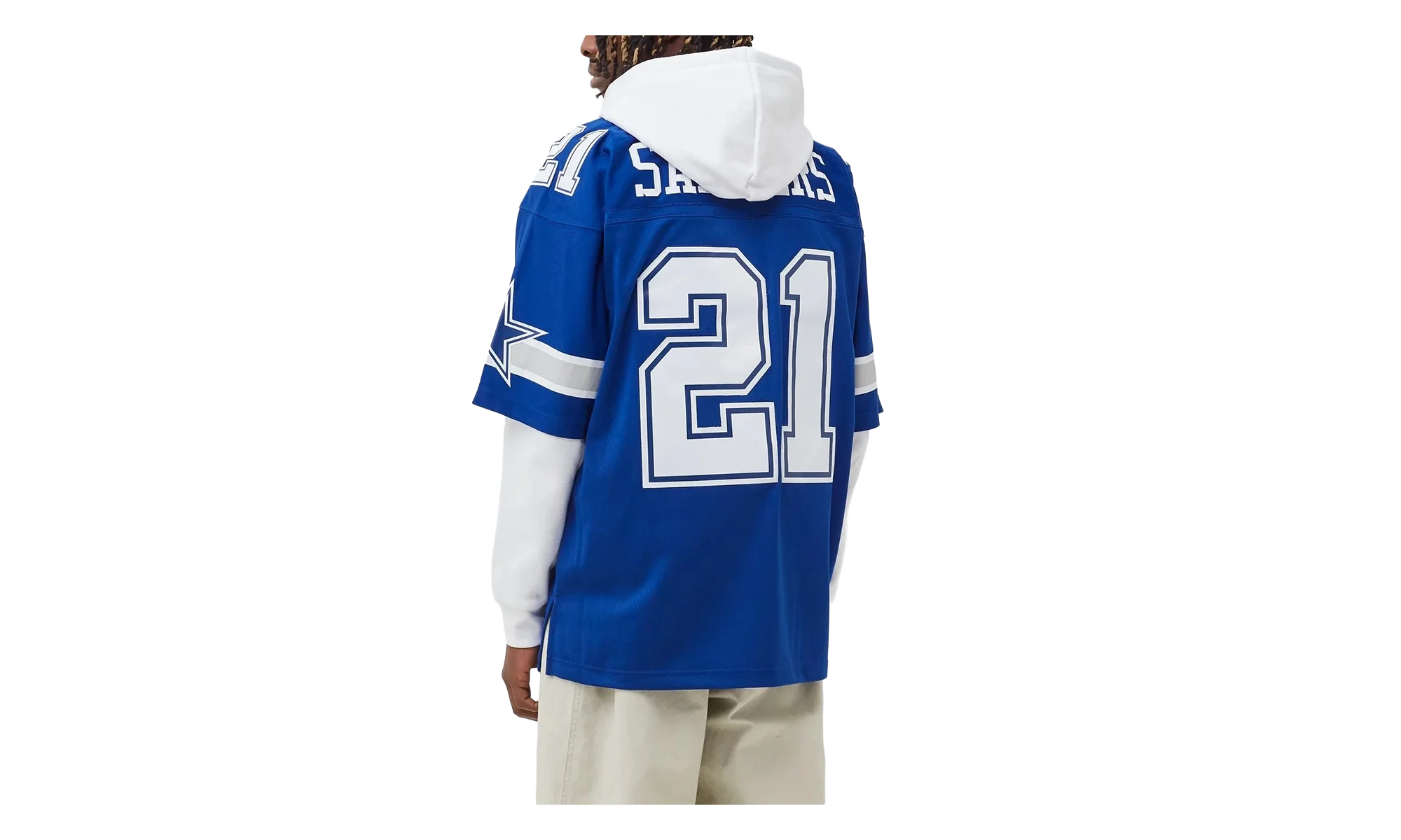 NFL Deion Sanders Dark Jersey "1996 Dallas Cowboys - Navy" LGJY4461 DCO96DSANAVY - Image 2