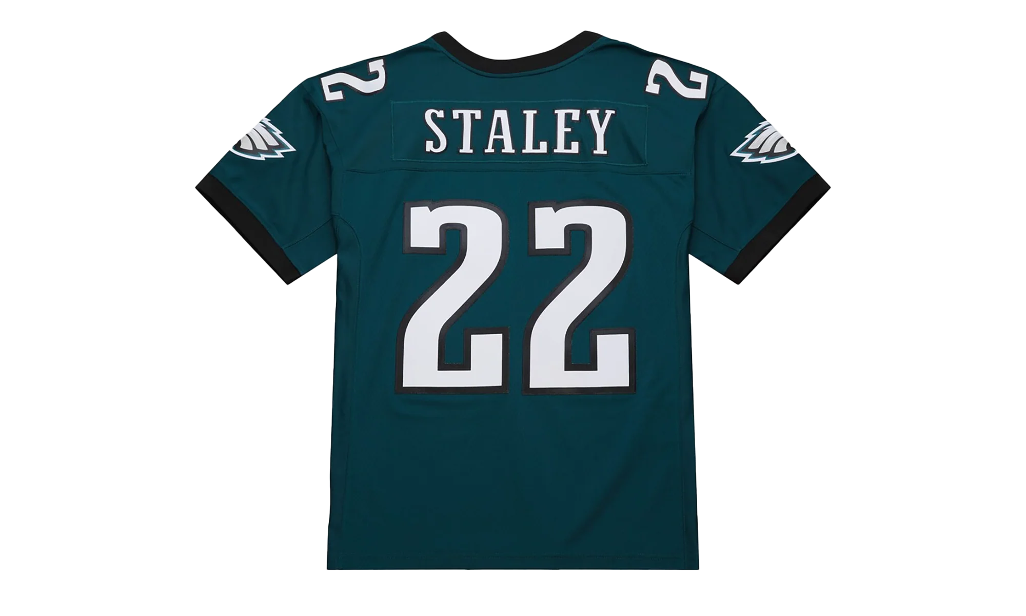 NFL Duce Staley Dark Jersey "2002 Philadelphia Eagles - Green" JY8626 PEAGREN - Image 2