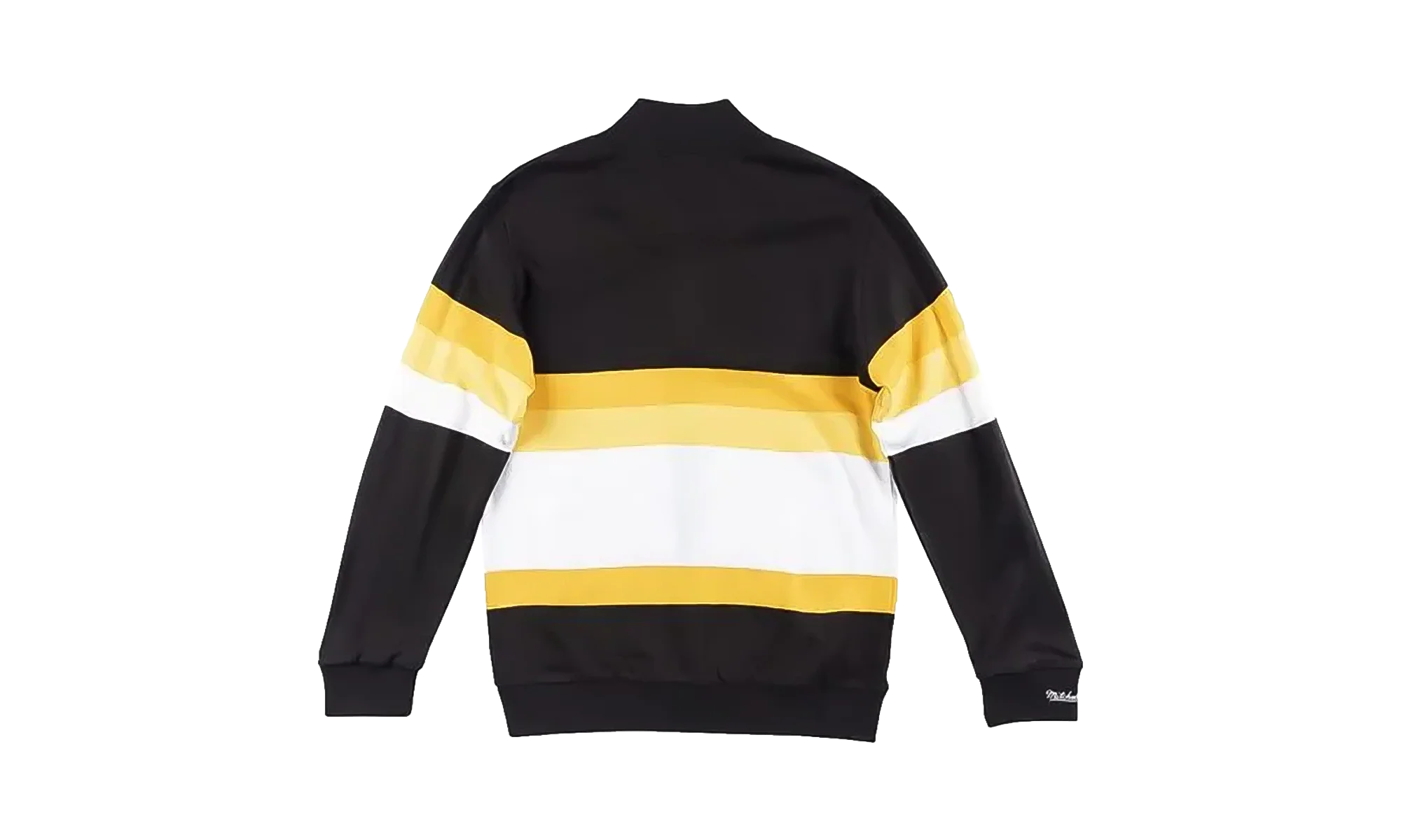 NFL Front Stripe Full Zip Sweater "Pittsburgh Steelers - Black" SWTRAJ18024 PSTBLCK - Image 2