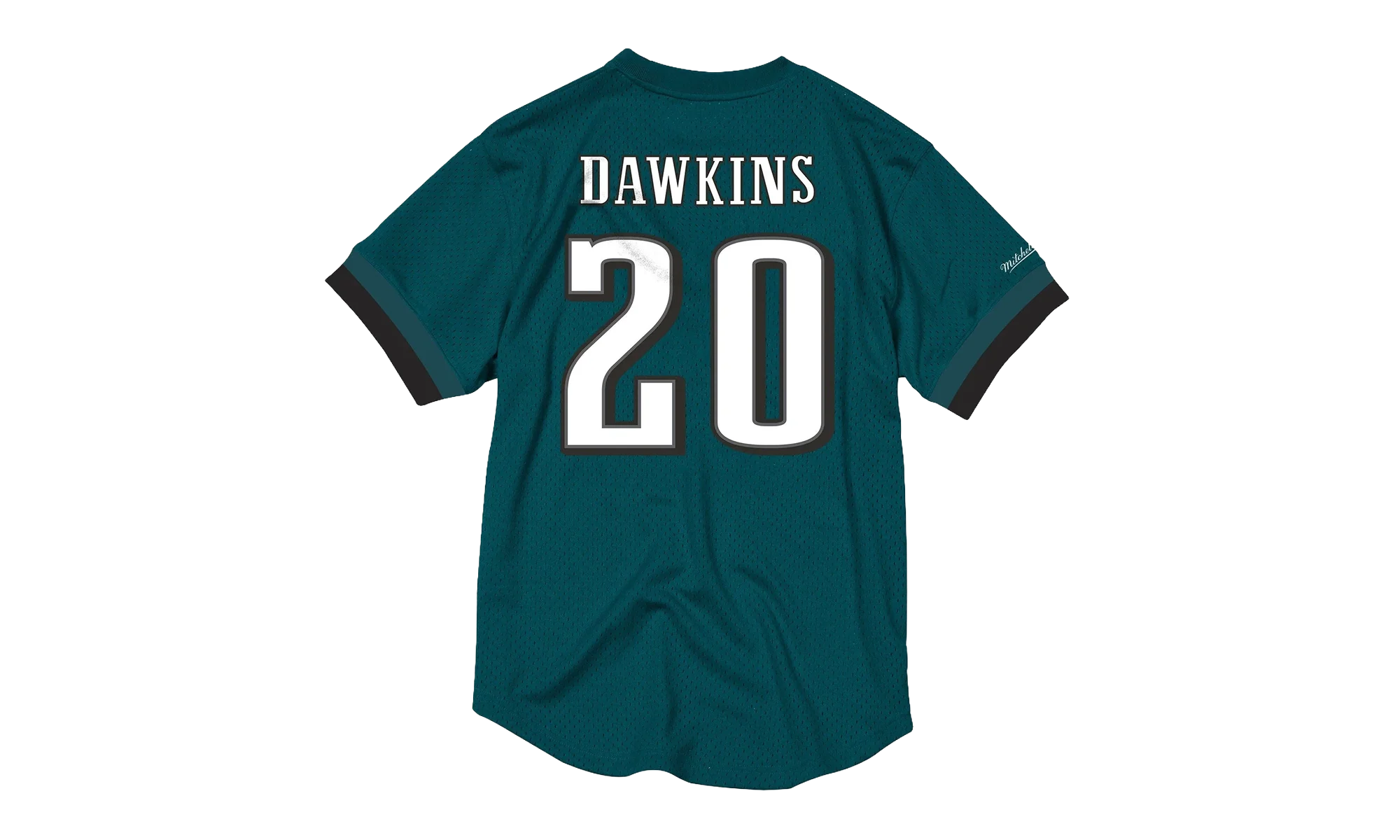 NFL Name & Number Mesh Brian Dawkins Crew Neck Shirt "2003 Philadelphia Eagles - Dark Teal" NNMPMG18061 PEADKTL03BDA - Image 2