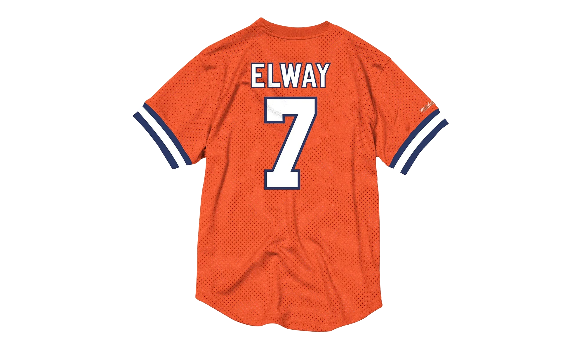 NFL Name & Number Mesh Crew Neck Shirt "Denver Broncos - Orange" NNMPMG18061 DBRORAN94JEL - Image 2